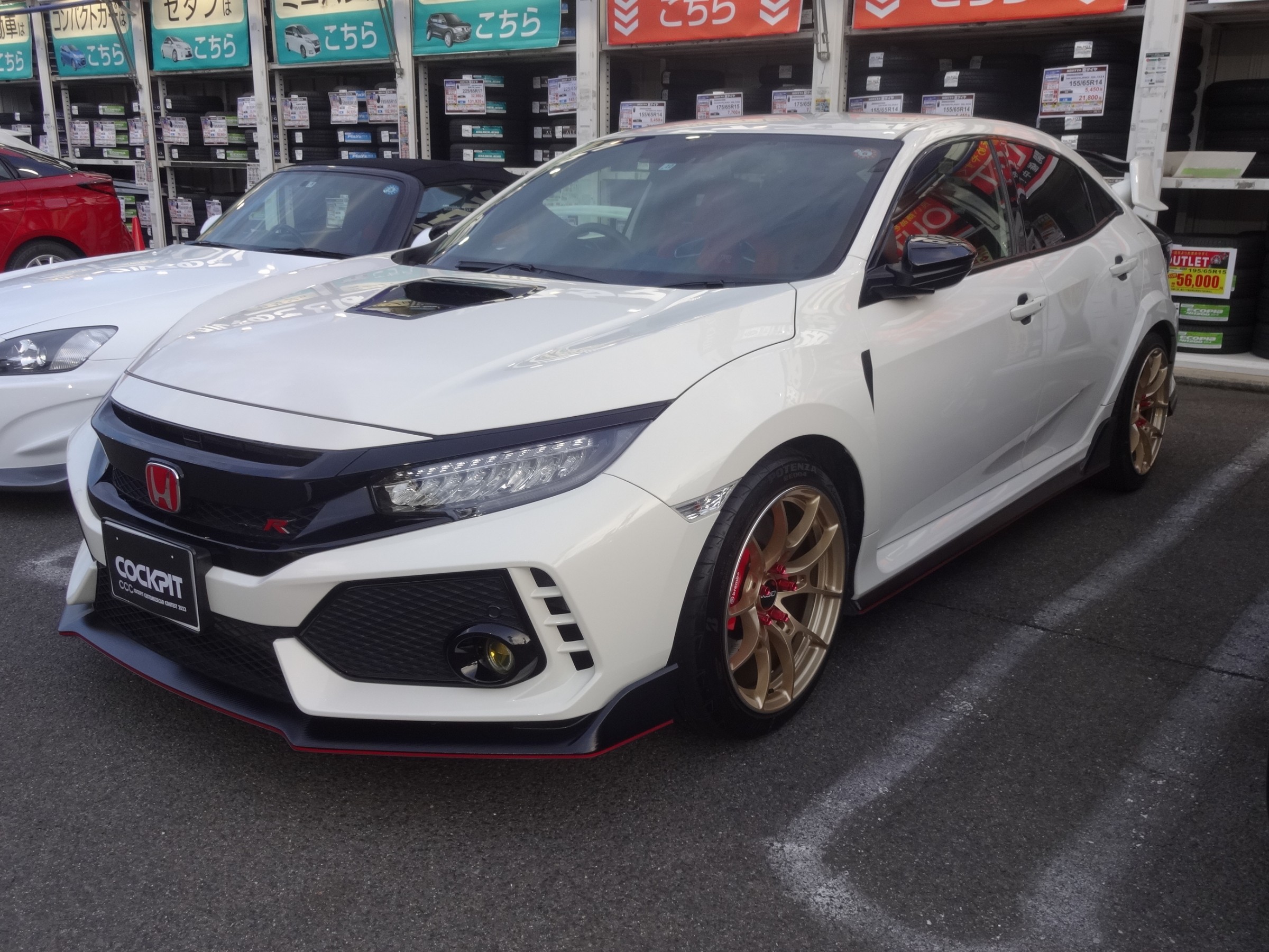 2024年春ホイール装着事例 シビック タイプR FK8に VOLK RACING G025