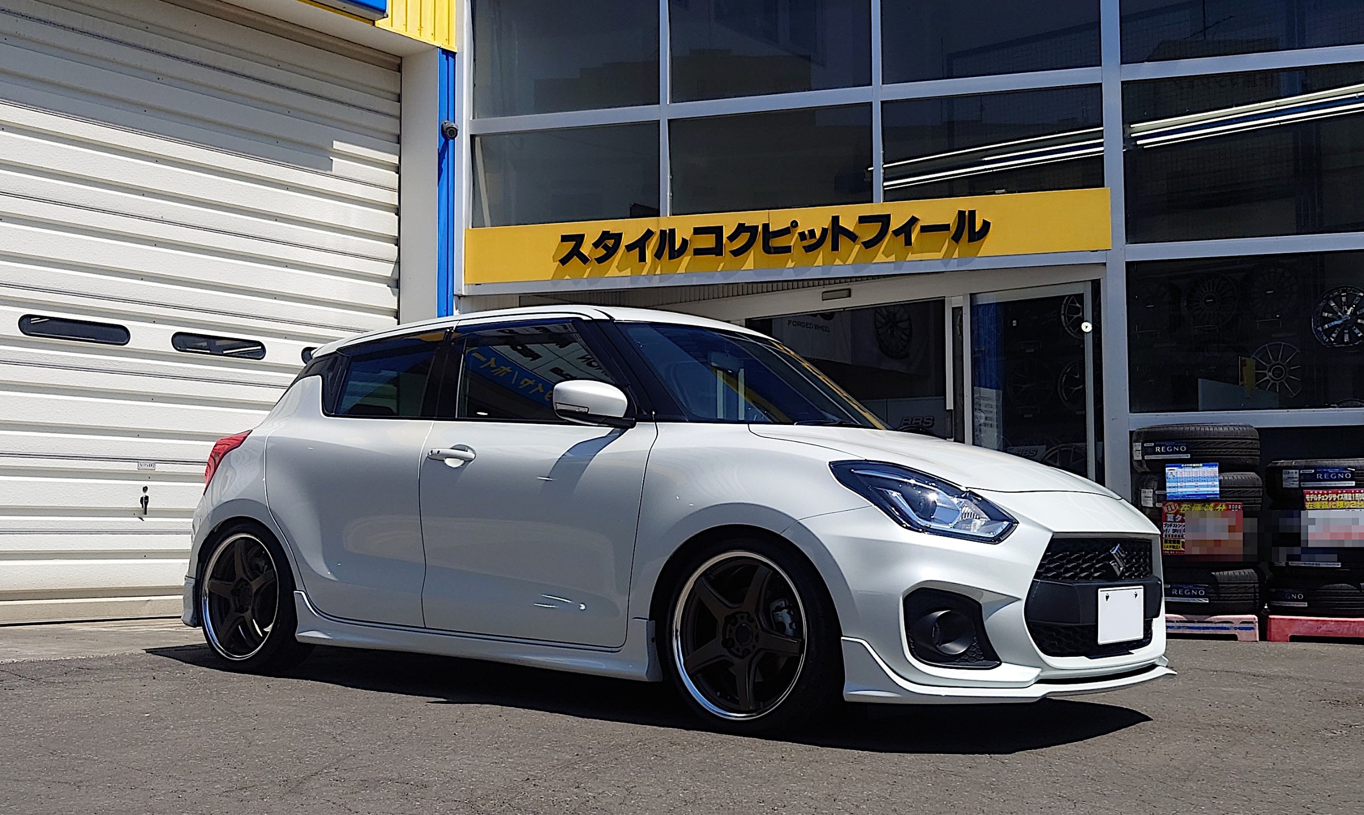 18インチ work t5r ホワイト4本セット