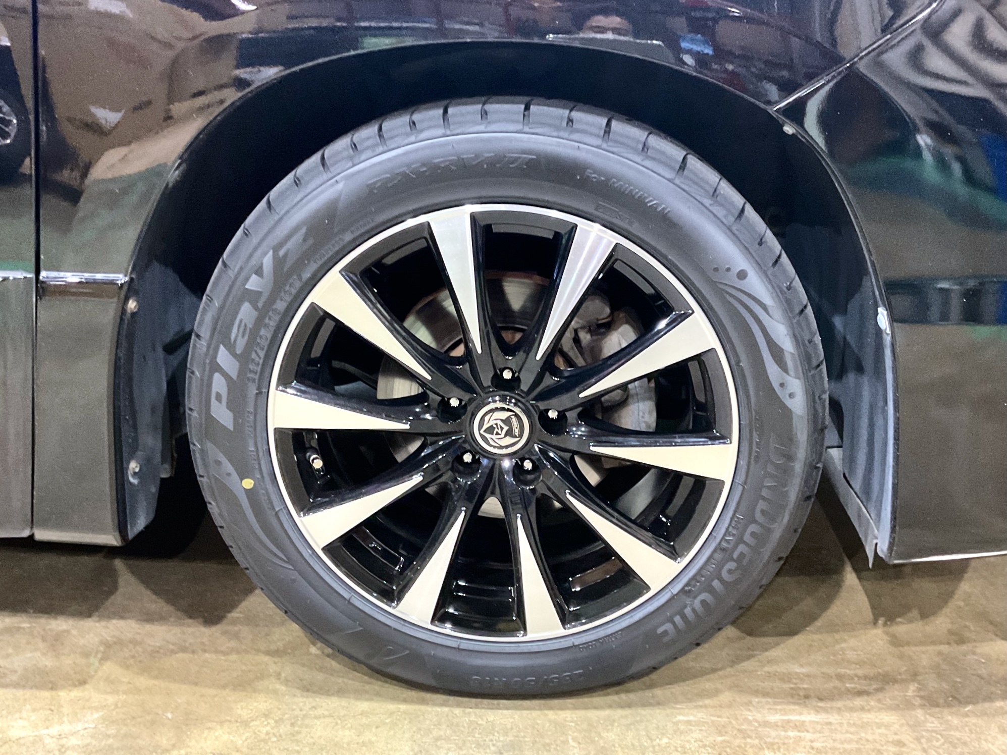 ウェッズ ライツレー VS アルミホイール 1本 MIRAI 10系 17インチ ブラックメタリックポリッシュ 0039426 WEDS RIZLEY VS