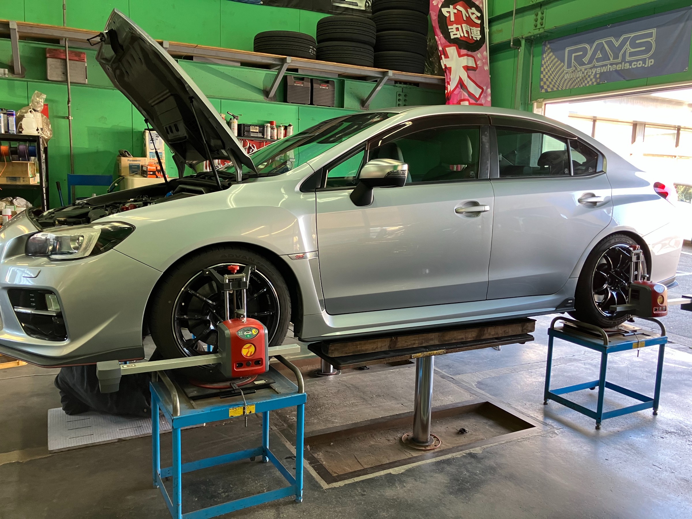 スバルWRX STI（VAB）にTEIN RX1＋EDFC5取付 | スバル WRX STI
