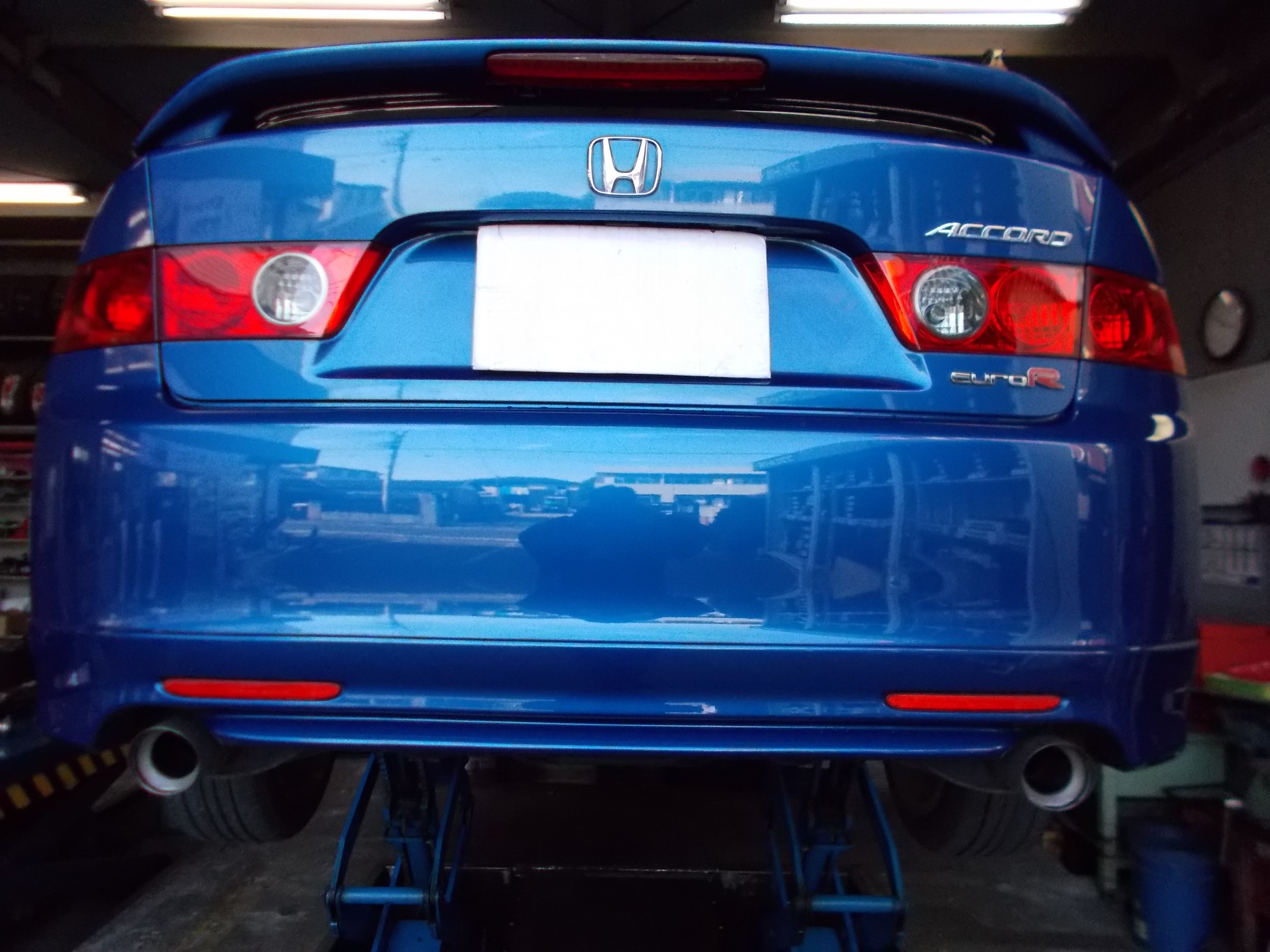 CL7 アコードユーロR モデューロスポーツマフラー silent Hi-Power：アコードユーロR