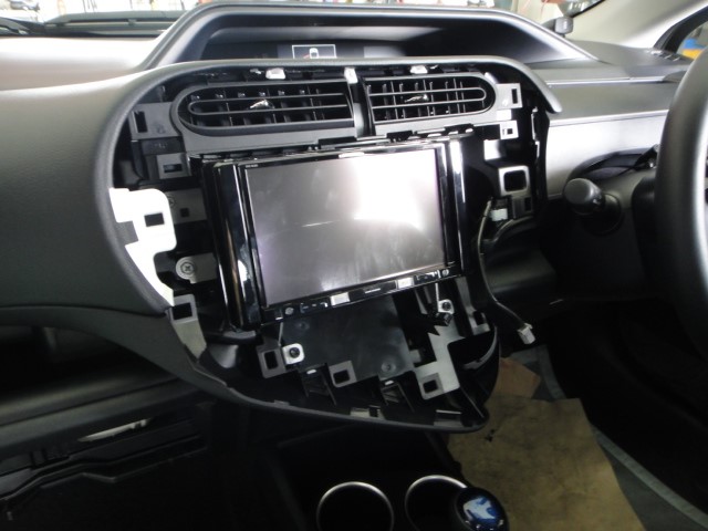 新型アクア ８インチナビ アルミセット トヨタ アクア Av カーナビ ドライブレコーダー Etc Av カーナビ ドライブレコーダー Etc ナビゲーション取付 スタッフ日記 コクピット さつま岸和田