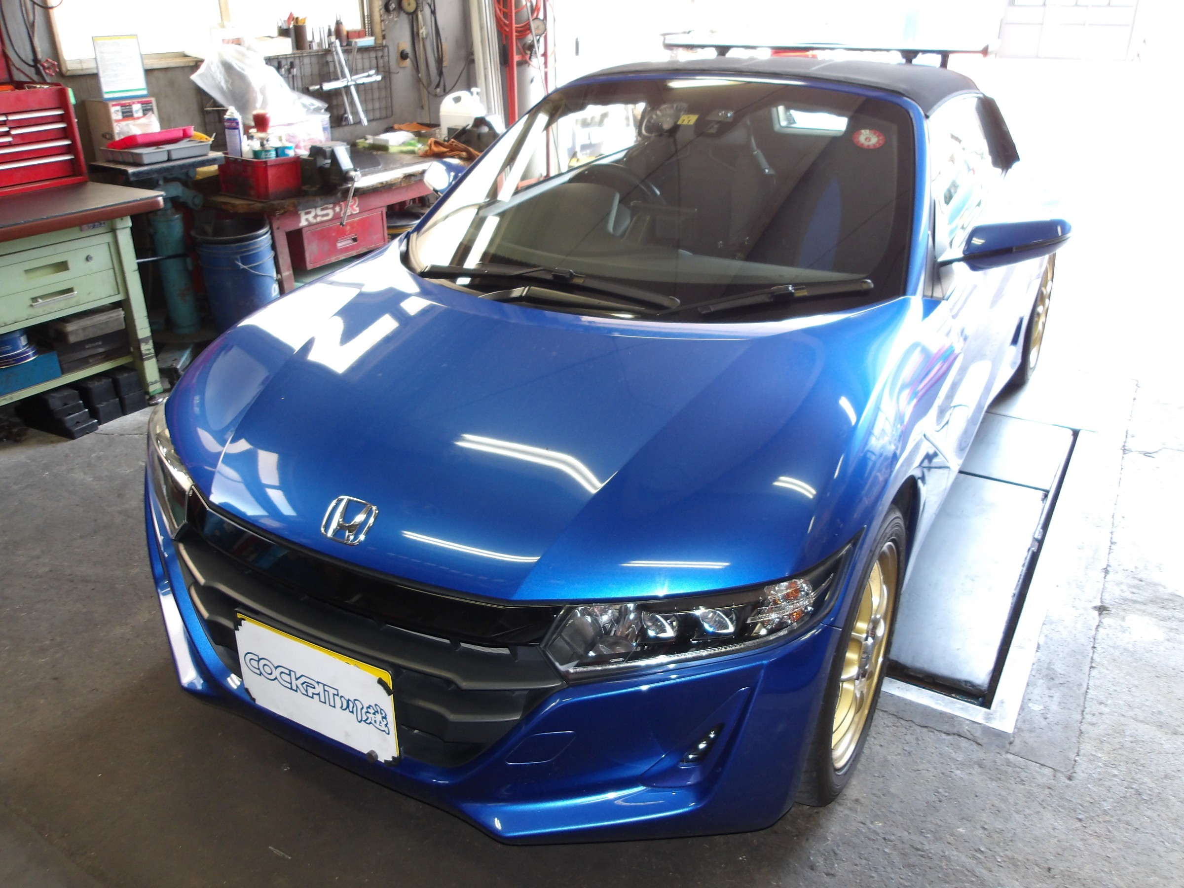 S660(JW5)SHOWA製サスペンションキット装着&アライメント作業 S660(JW5)SHOWA製サスペンションキット装着&アライメント作業
