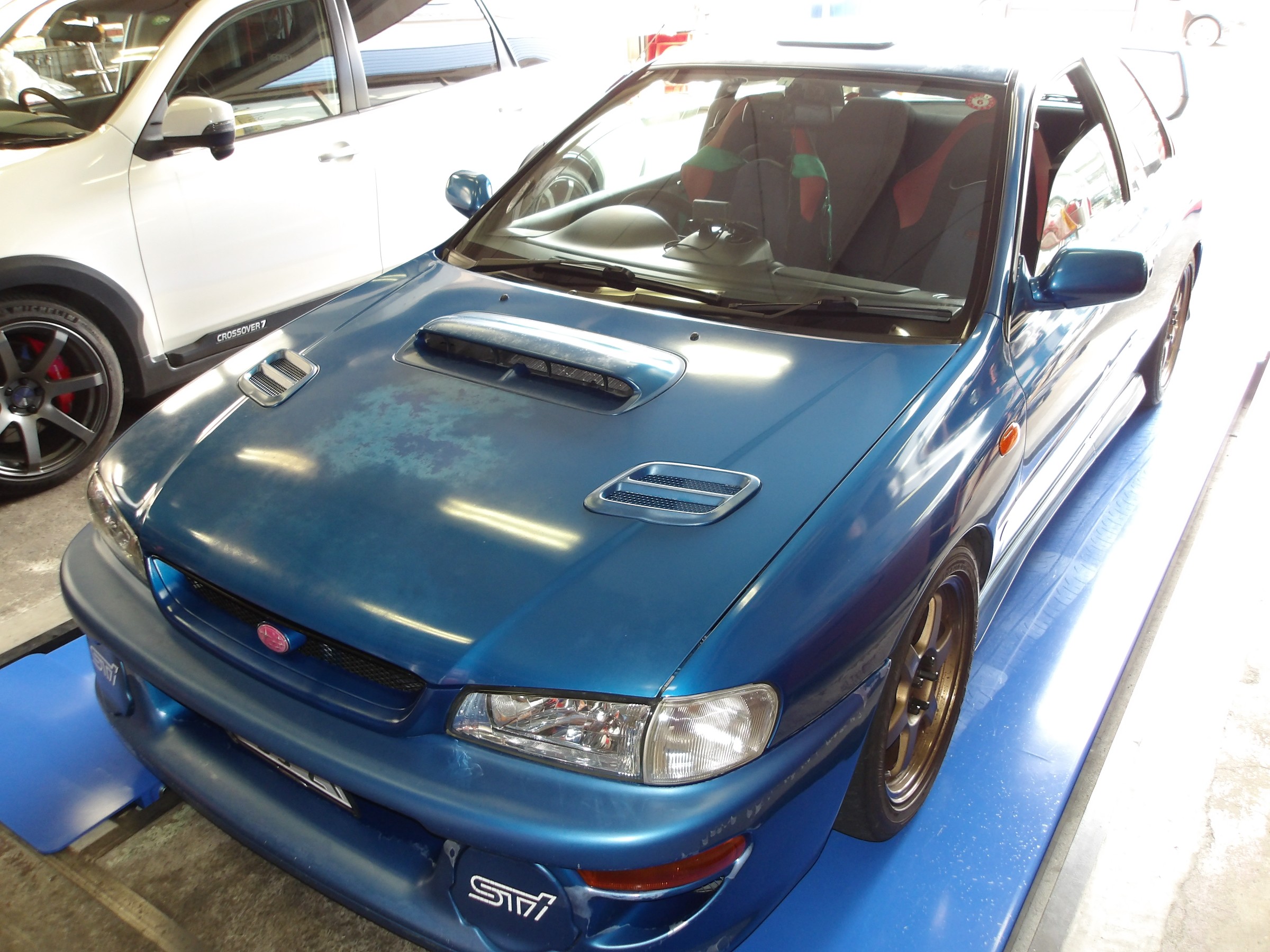 インプレッサWRX（GC8）ブリヂストンタイヤ「ポテンザ REｰ71RS」装着