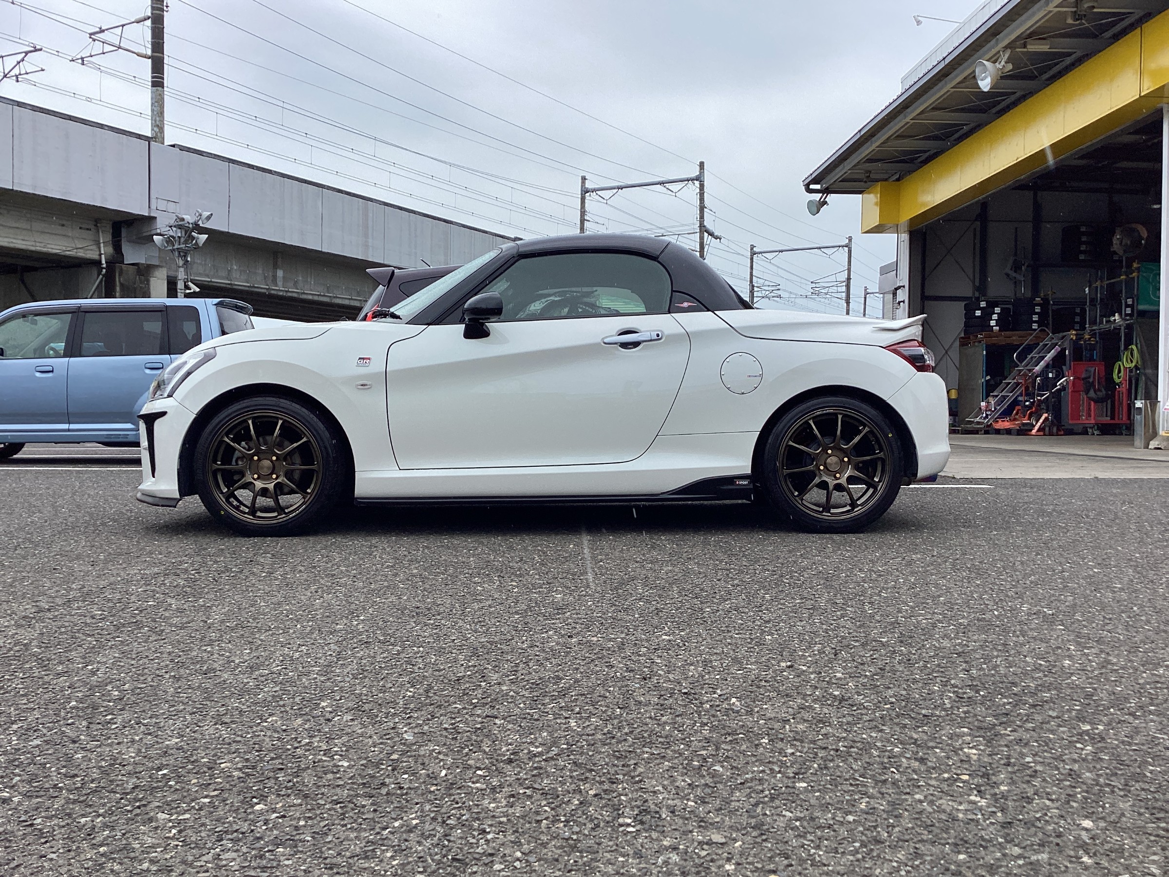 コペン GR SPORT LA400 POTENZA＆鍛造ホイール取り付けます