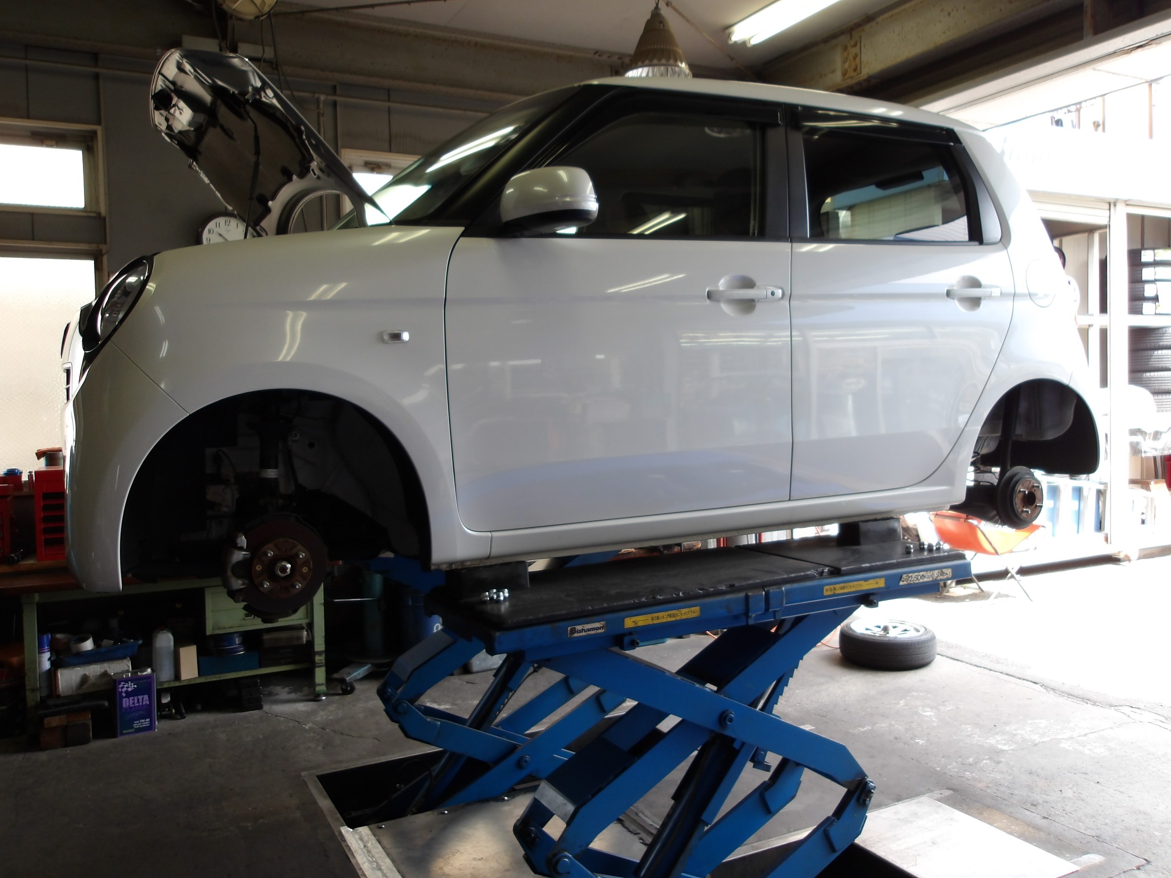 NｰONE（JG1）RS-R製ローダウンスプリング「Ti2000ダウン」装着