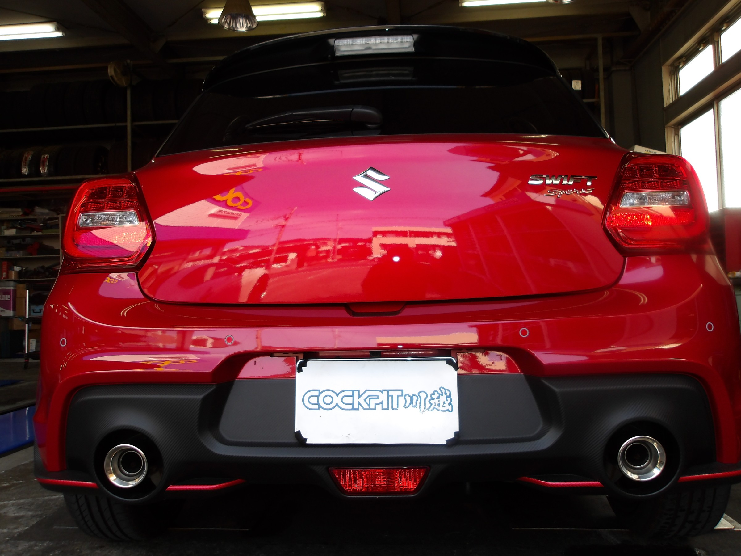 スイフトスポーツ（ZC33S）ガナドール製スポーツマフラー