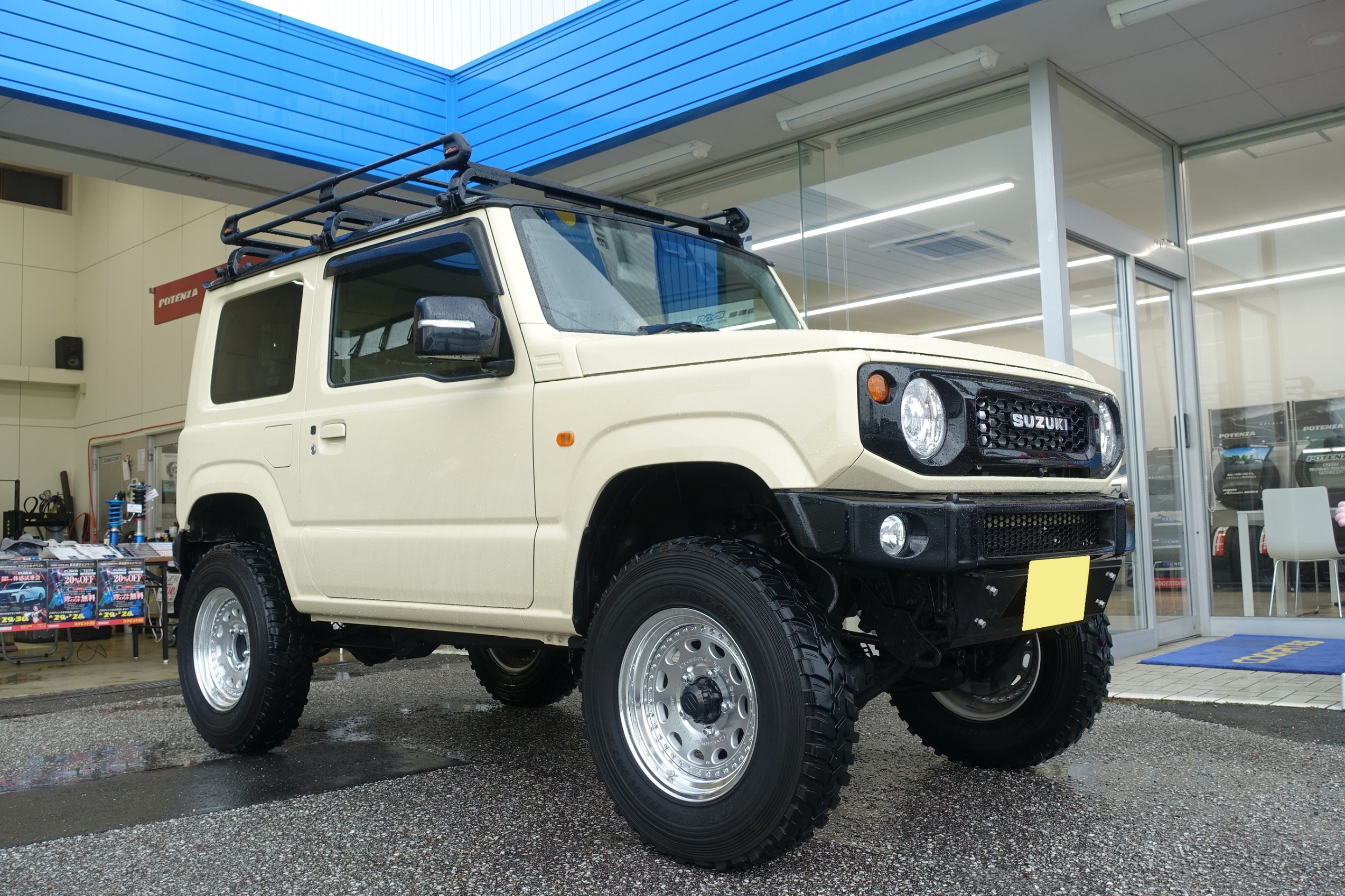 [新車外し]ジムニー64 175/80r16タイヤ4本セット BRIDGESTONE 新車外し ジムニー お買い得 中古良品タイヤ 4本