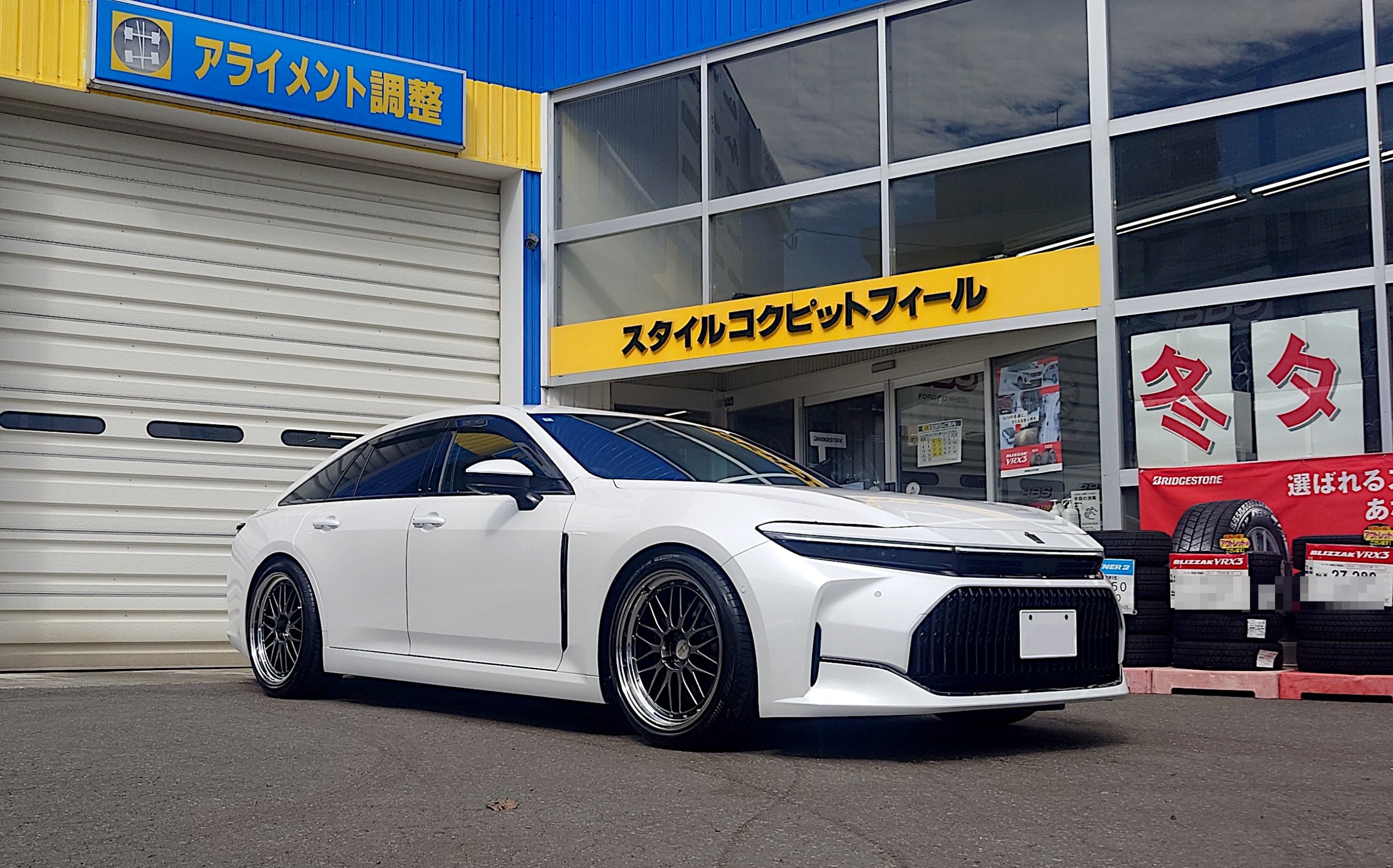 BBS LM ダイヤモンドブラック & BKBDリム & ポテンザ S001L の