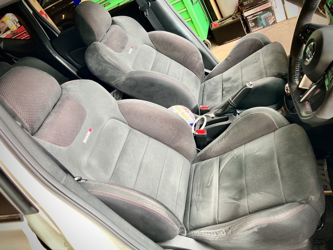 HE12改 NISSAN NOTE e-POWER NISMO S ✖ RECARO SR-S UT100 CG/BK