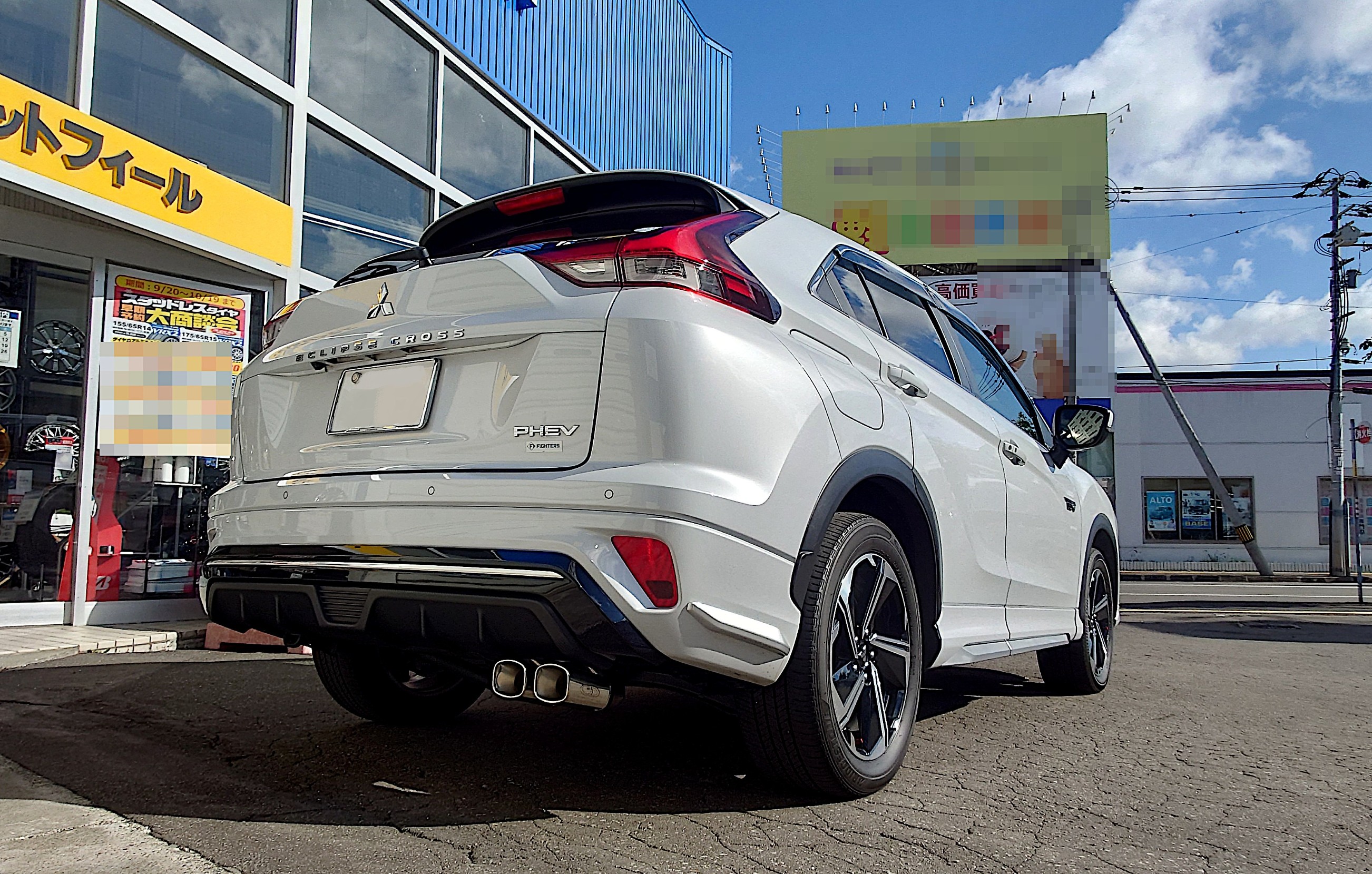 ガナドール Vertex 4WD/SUV (P.B.S搭載) マフラー の取付作業 ガナドール Vertex 4WD/SUV (P.B.S搭載) マフラー の取付作業