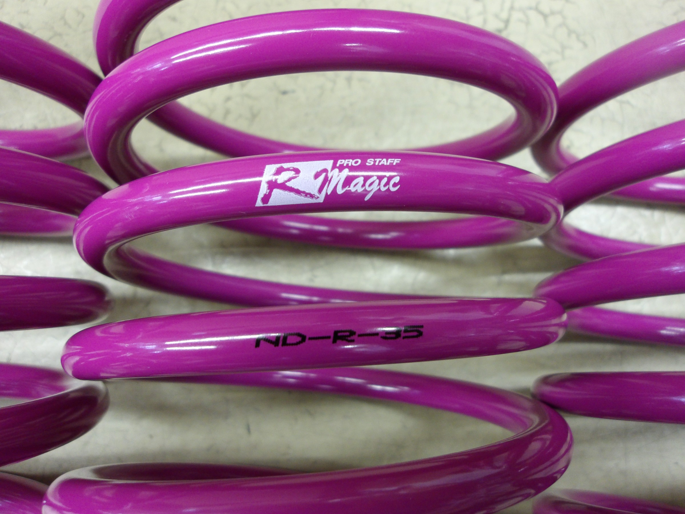 ロードスター（ND5RC）Rマジック製ローダウンスプリング装着