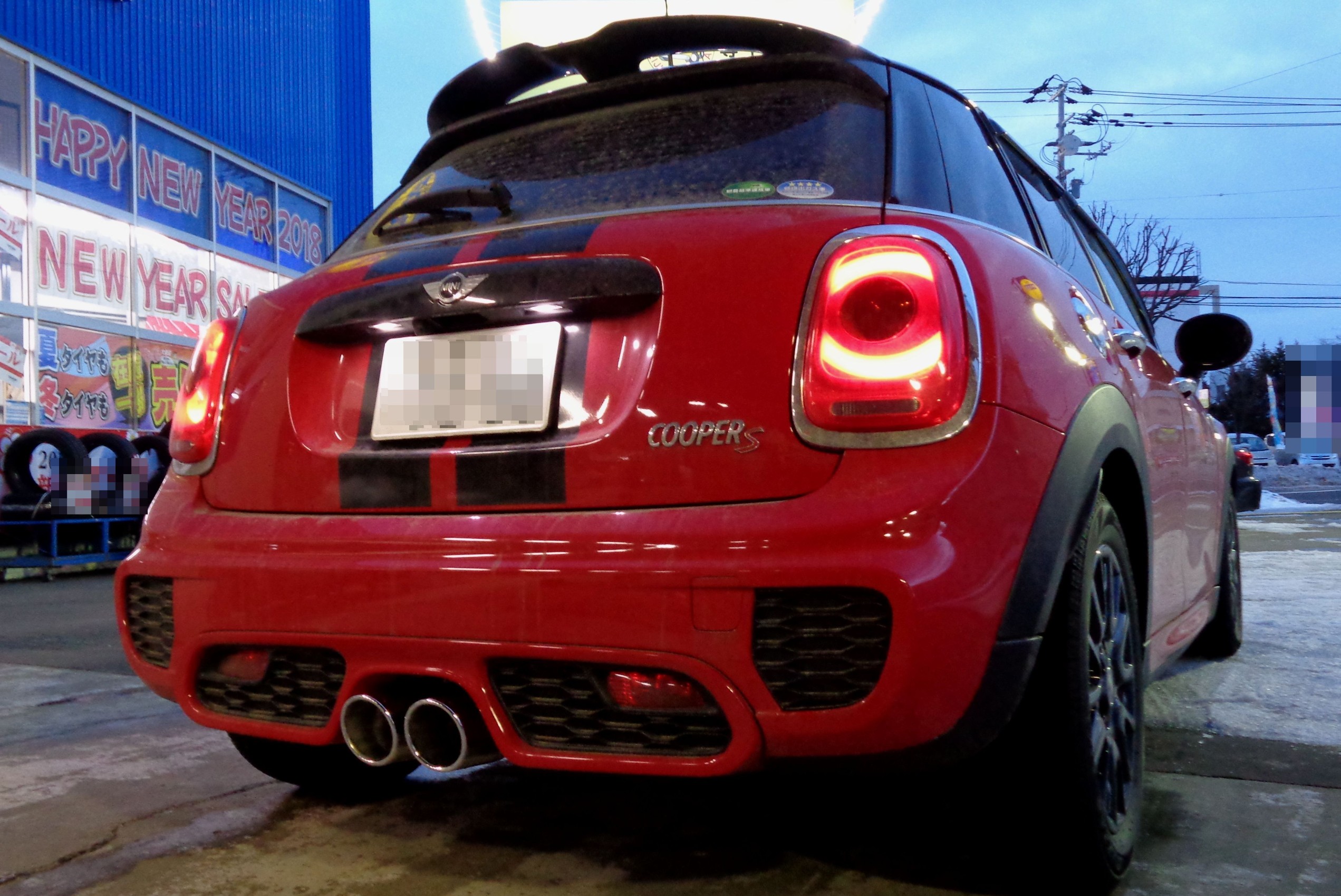 REMUS（レムス）SPORTS LABEL マフラー取付 ／ MINI F55 COOPER S