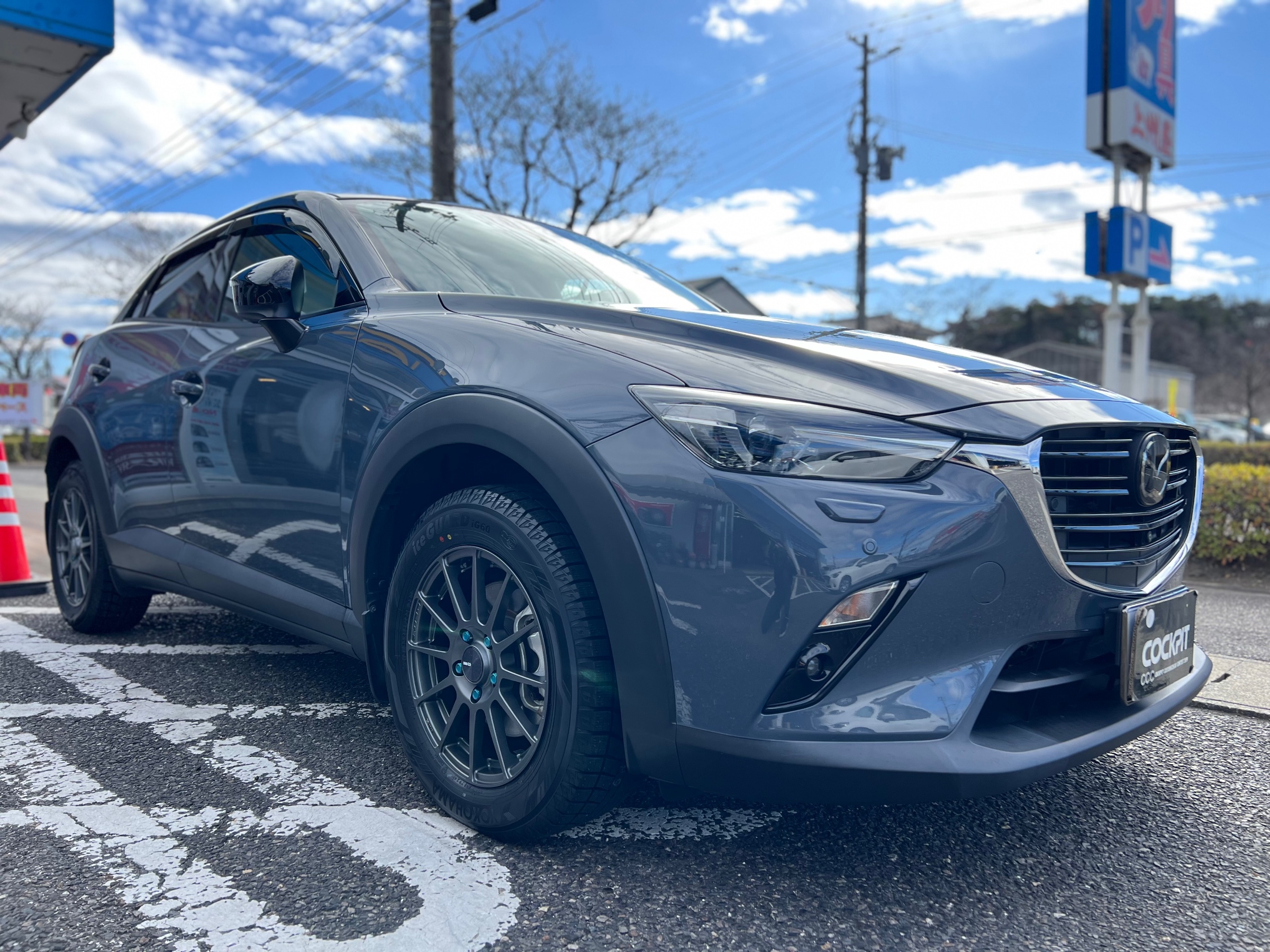 MAZDA CX-3 カスタマイズ事例：DKLAW × ENKEI PerformanceLINE