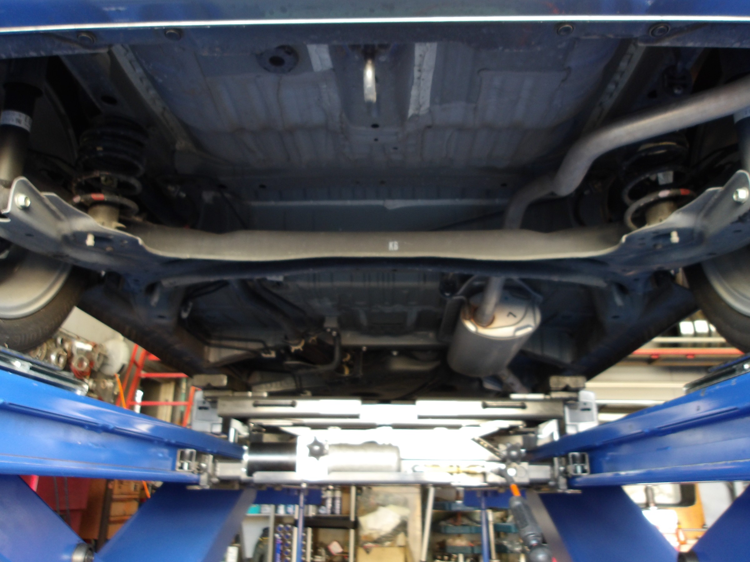 NｰONE（JG3）スプーン製「リジカラ（前後）」装着＆アライメント作業