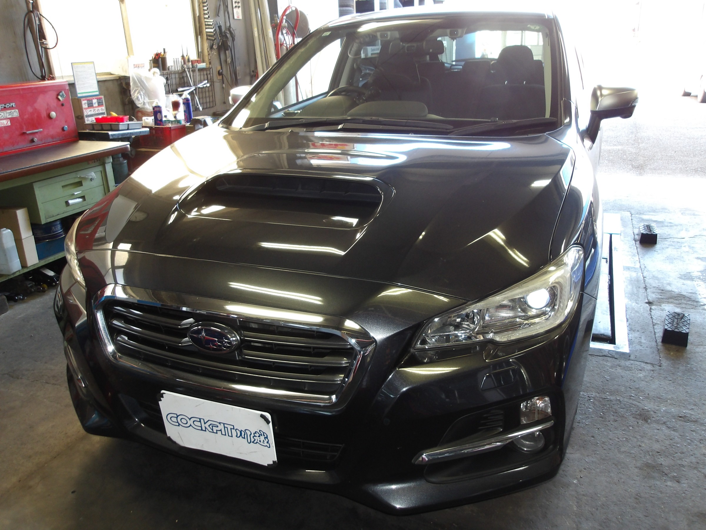 レヴォーグ（VM4）ロケットクラフト製リフトアップキット装着