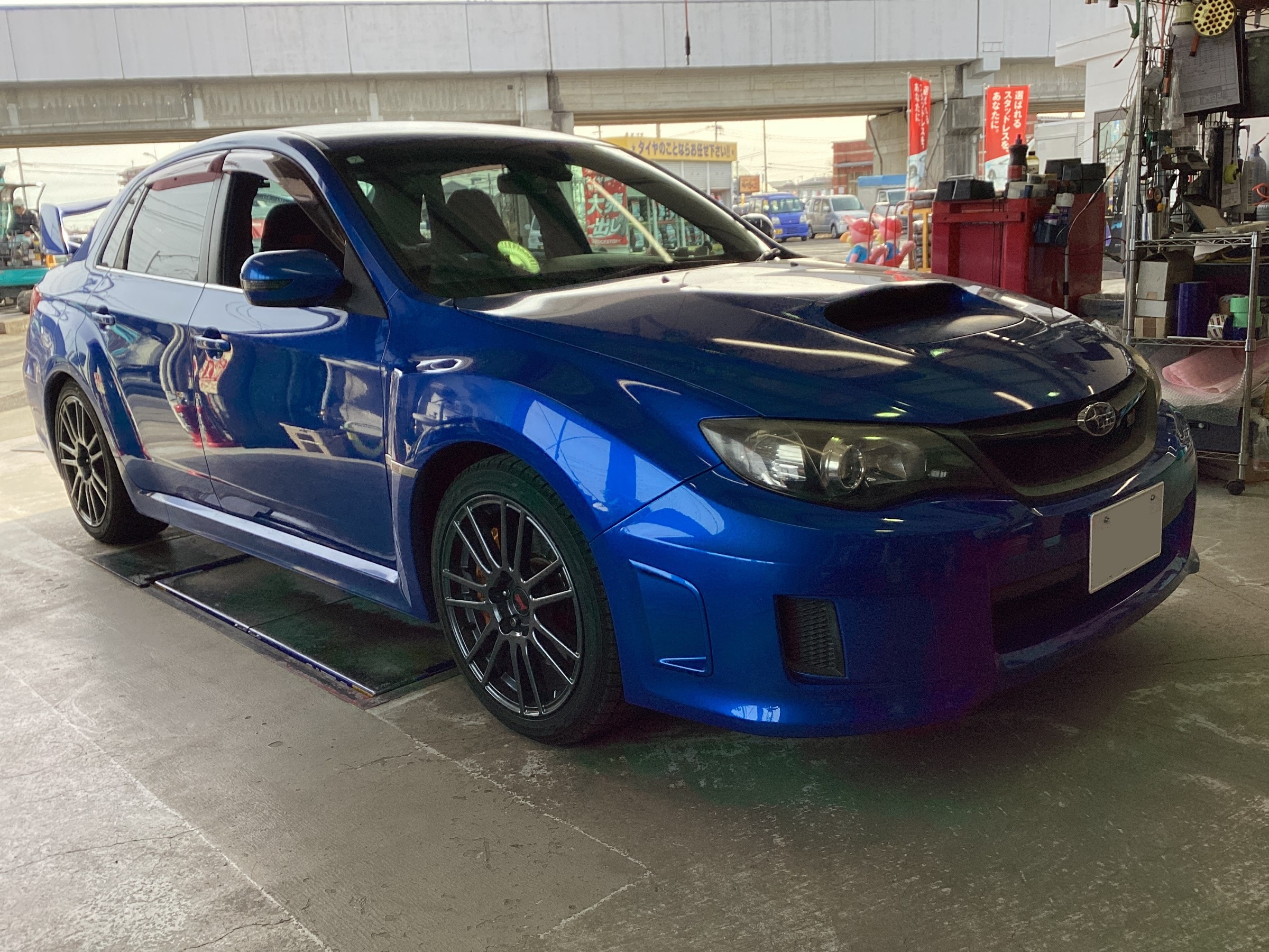 インプレッサ WRX STI GVB 車高調取り付けます！ | スバル