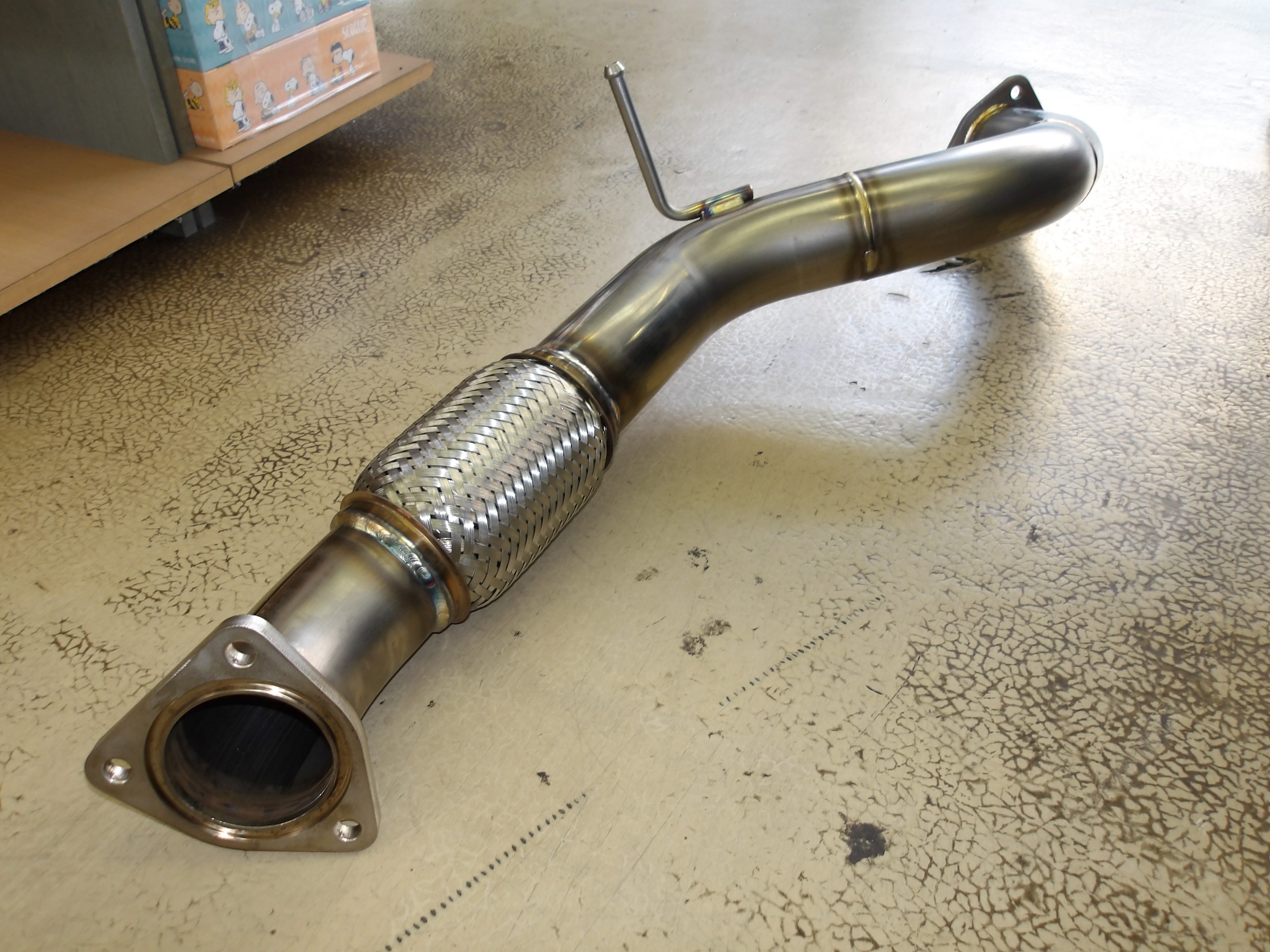 シビック タイプR（FL5）フジツボ製フロントパイプ装着。 | ホンダ