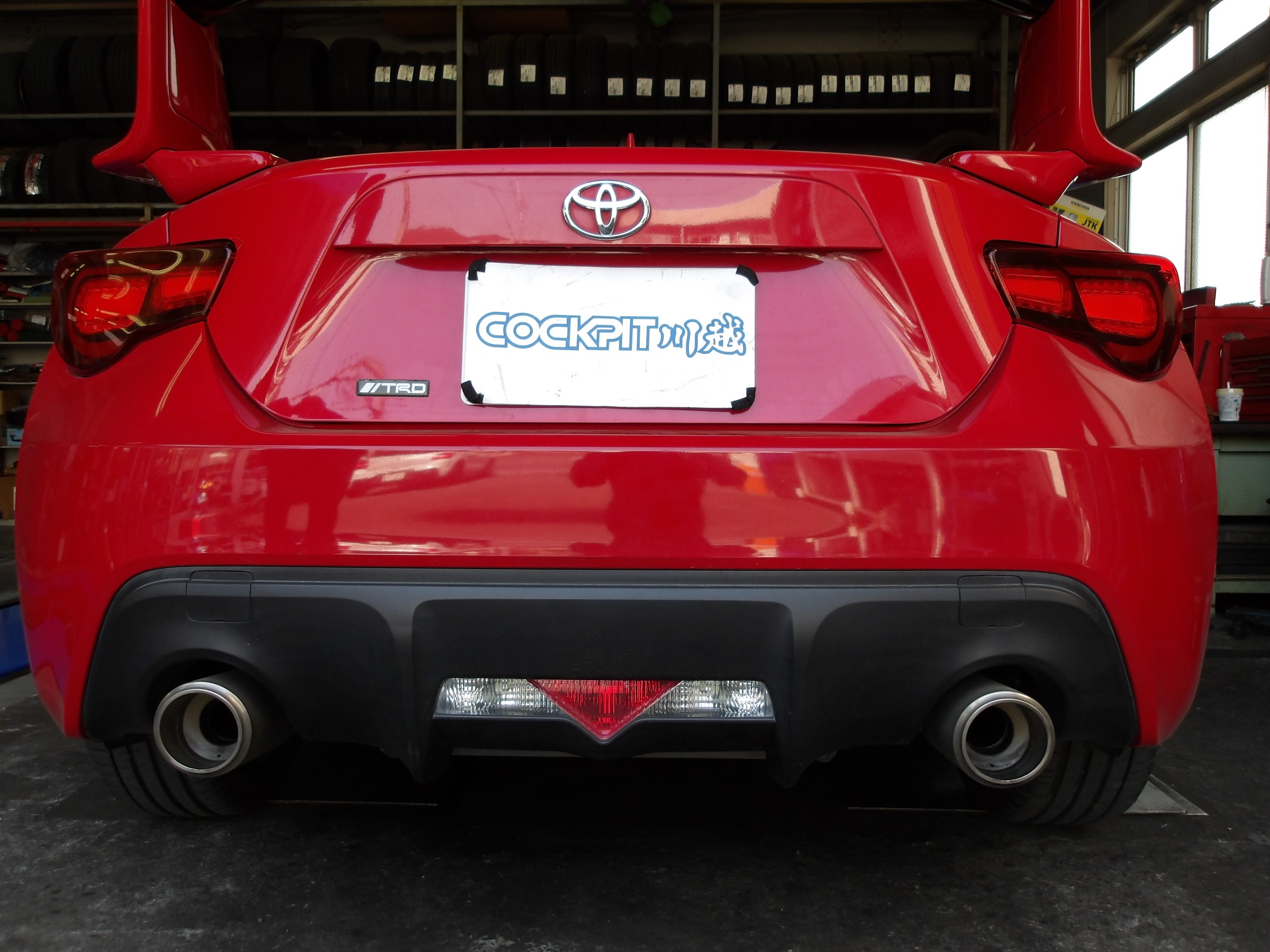 86（ZN6）HKS製スポーツマフラー「HiｰPower SPEC L Ⅱ（保安基準