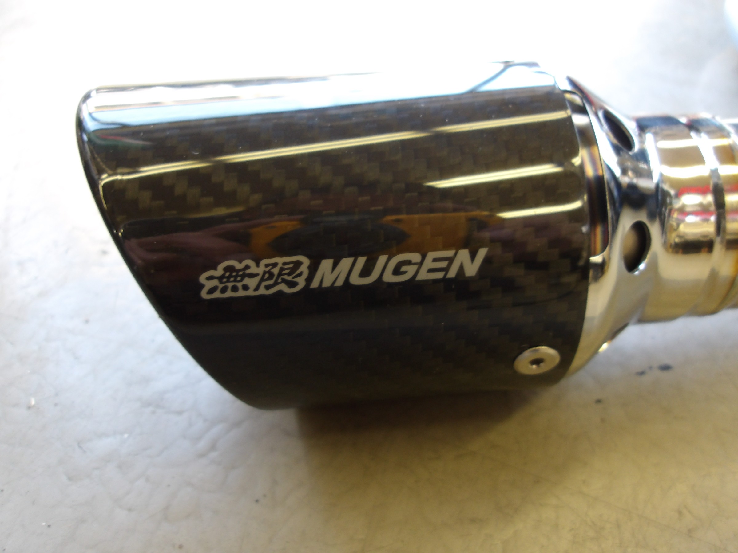 N-one RS JG3 無限エキゾーストマフラー カーボンエンド 無限 MUGEN スポーツエキゾーストシステム (カーボン