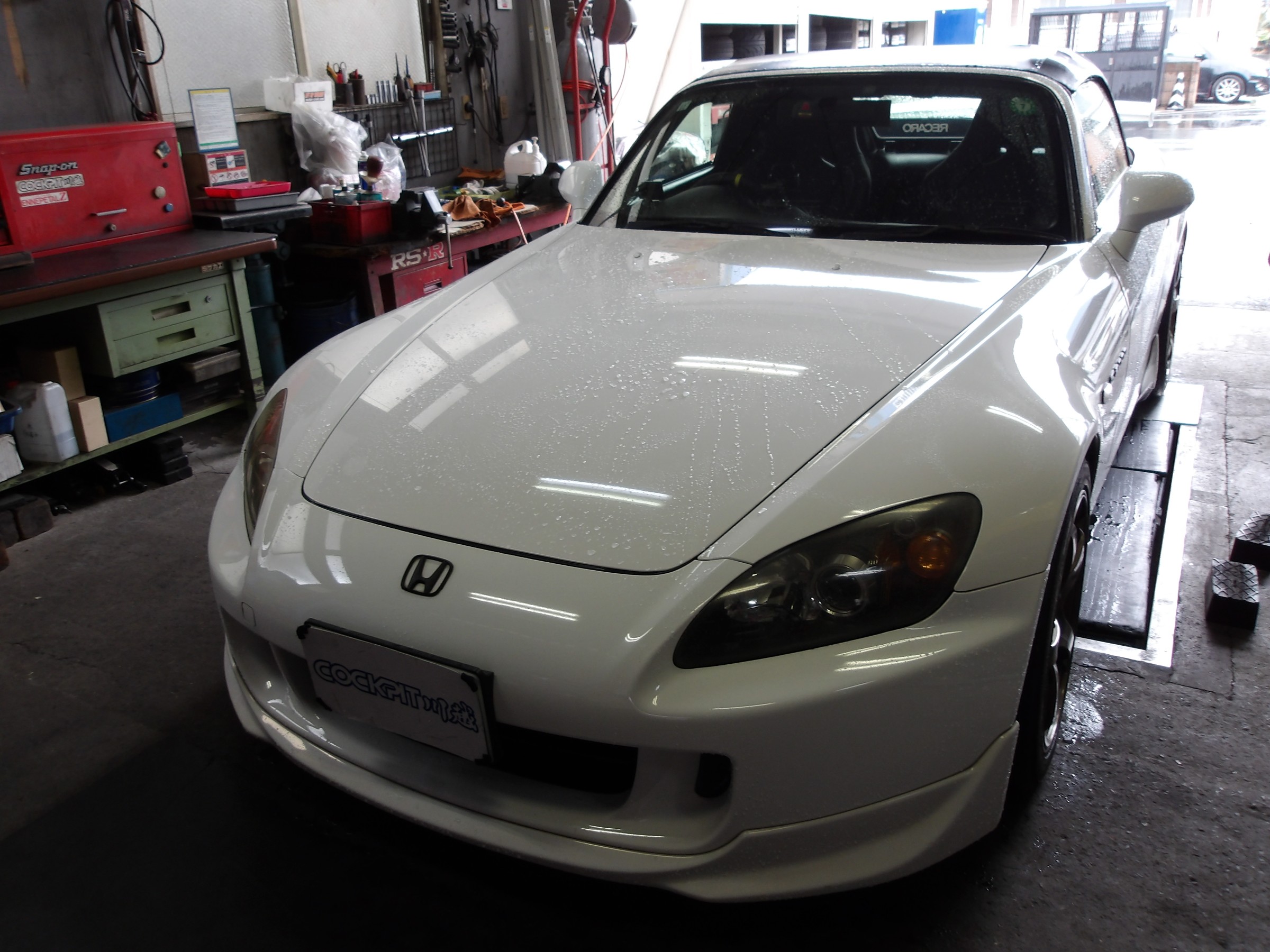 S2000（AP2）クスコ製車高調「street ZERO A」装着＆アライメント作業
