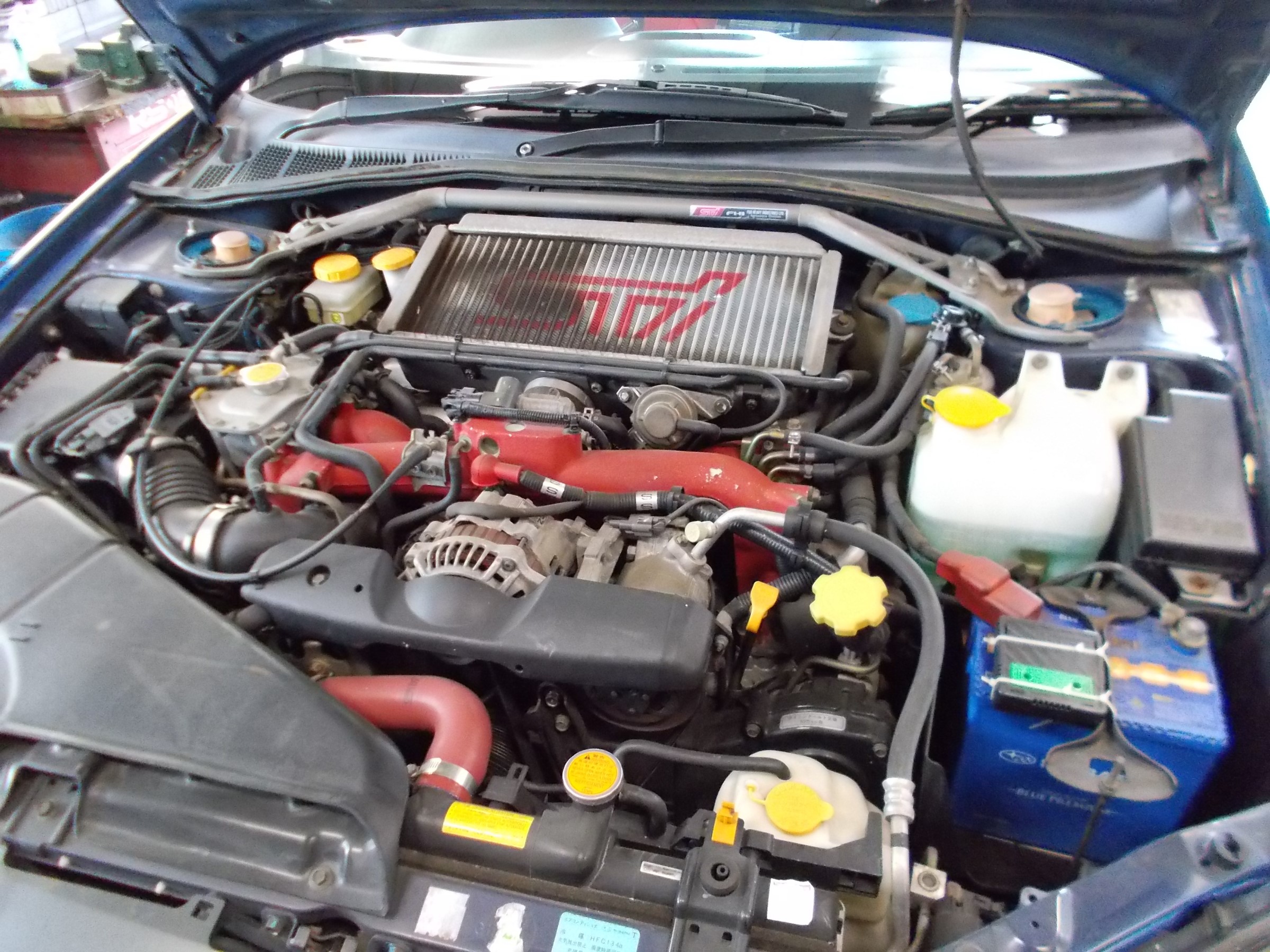 インプレッサWRX エンジンオイル交換。 作業日誌 コクピット 川越 お店の得意技紹介