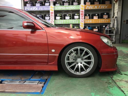 C25セレナ アライメント 161アリスト車高調取付 トヨタ アリスト 足まわり サスペンション ブレーキ 足まわり サスペンション ブレーキ サスペンションパーツ関連取付 スタッフ日記 コクピット コジマ 車のカスタマイズにかかわるスタッフより