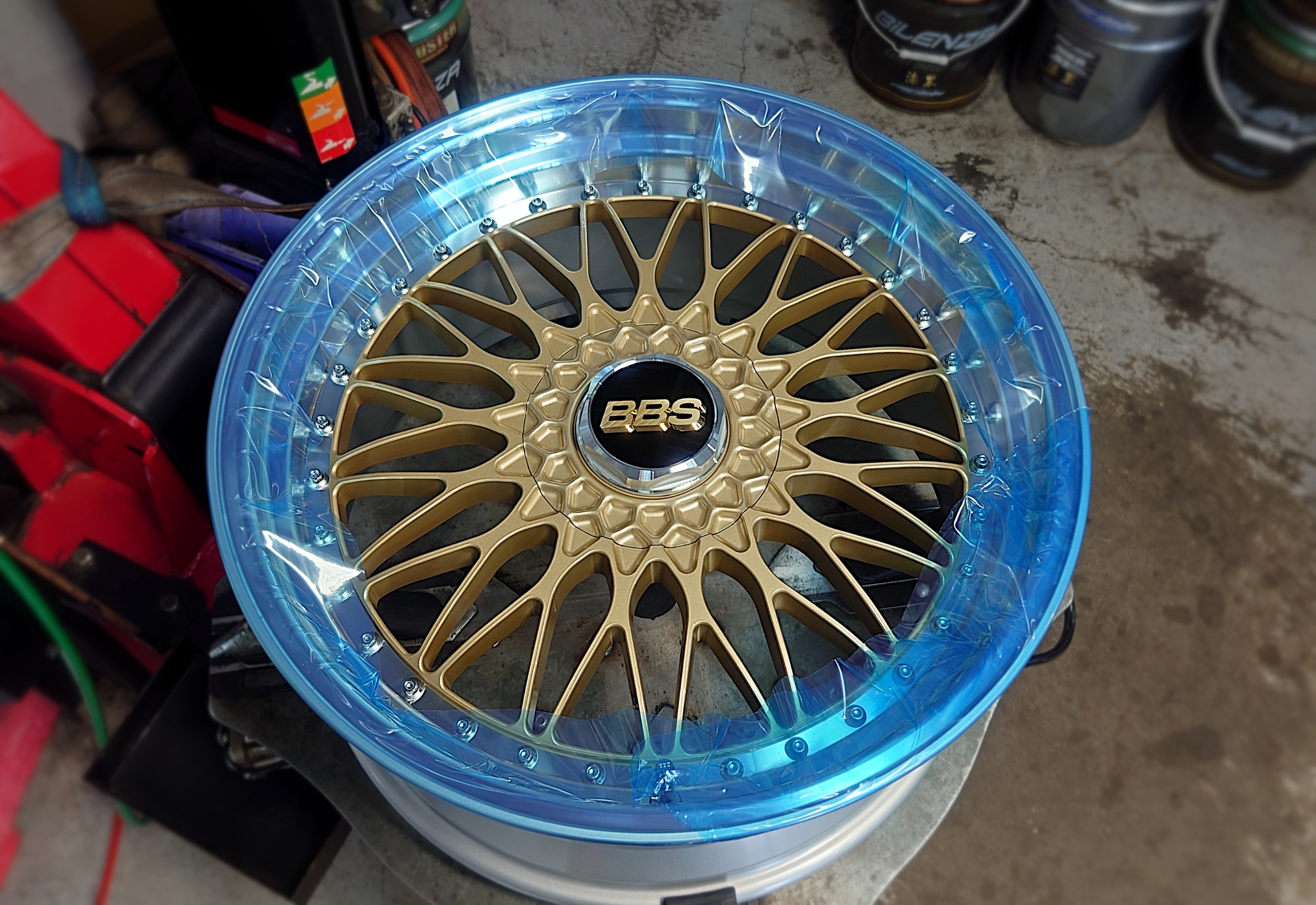 BBS スーパーRS & ブリヂストン レグノ GR-XⅢ の装着作業