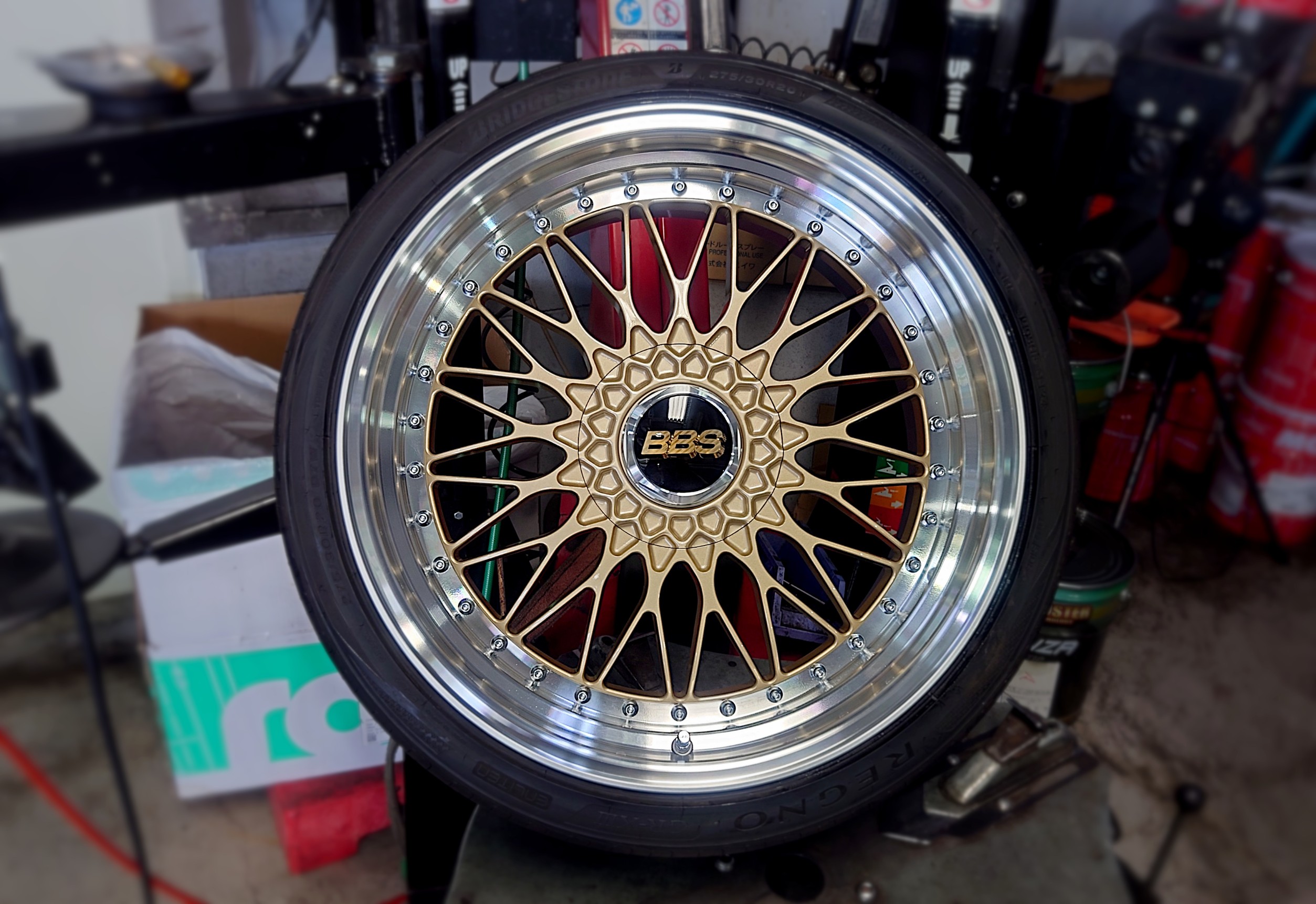 BBS スーパーRS & ブリヂストン レグノ GR-XⅢ の装着作業