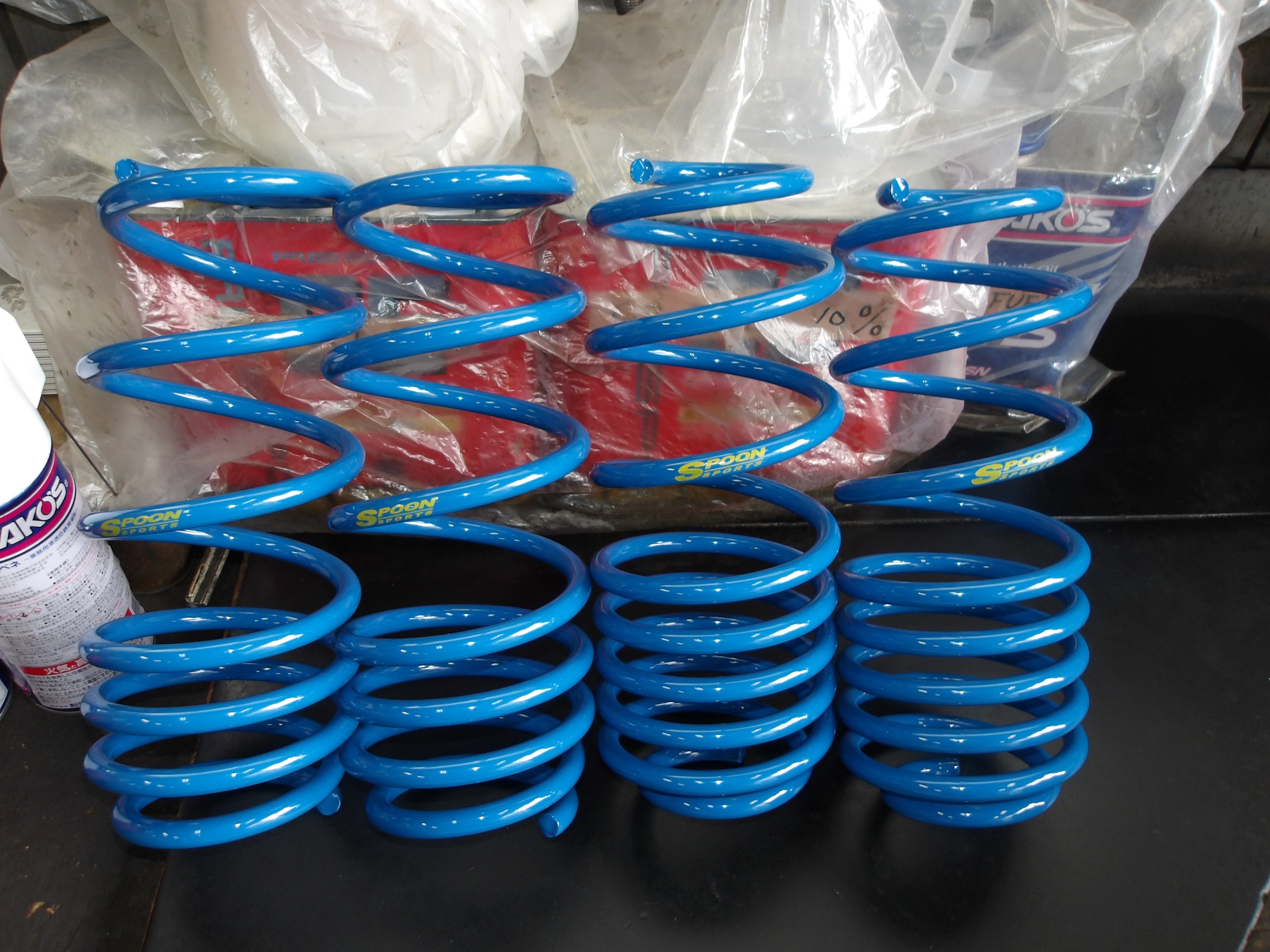 Spoon スプリング 青FK7シビックSPOON スプリング 青 FK7シビックSPOON