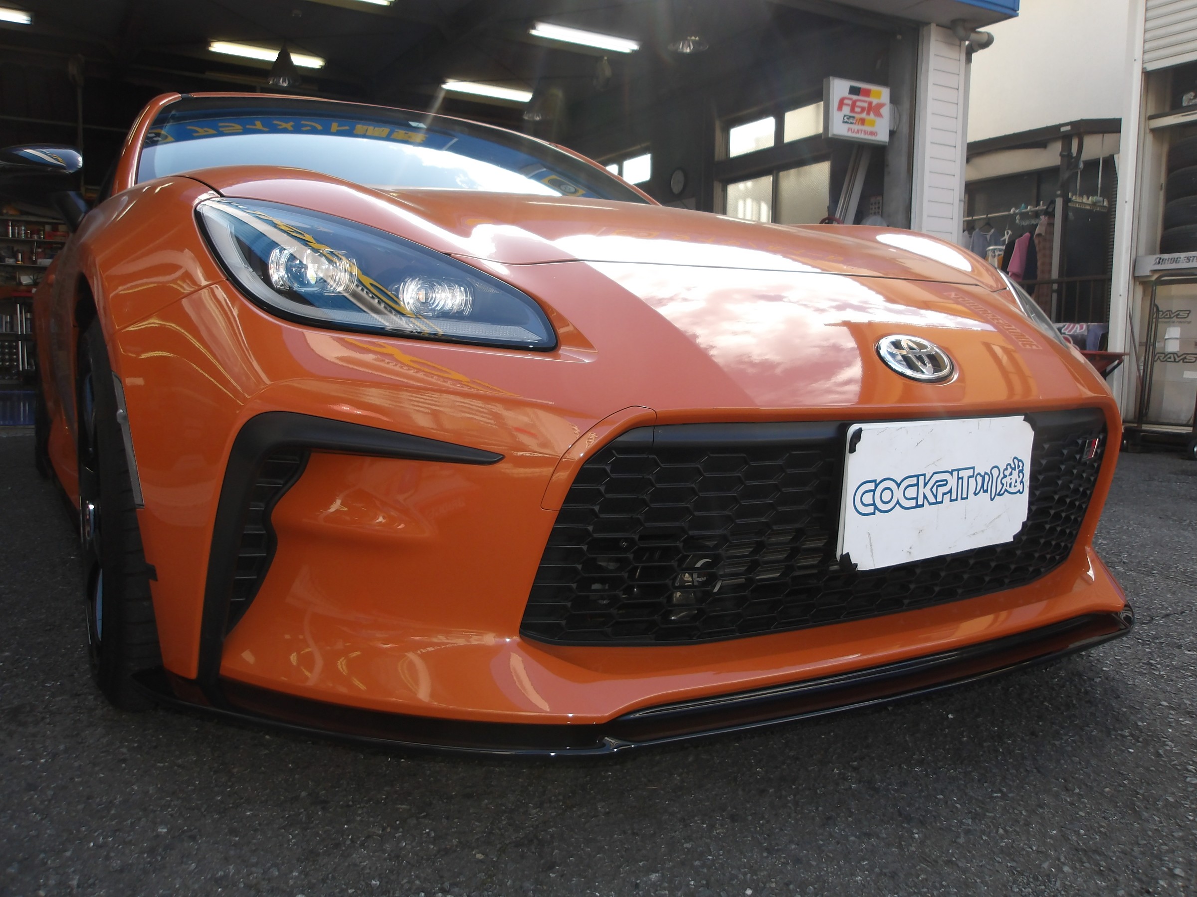 GR86（ZN8）MAX ORIDO製フロントリップスポイラー＆サイド