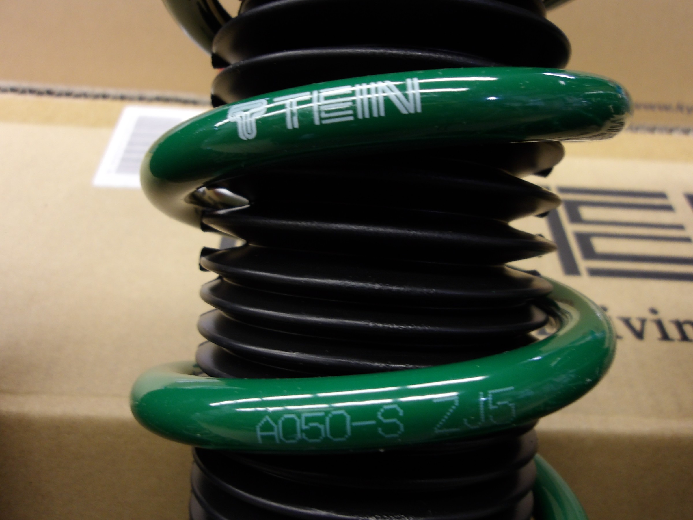 コペン（LA400K）テイン製車高調「FLEXｰZ」装着＆アライメント作業