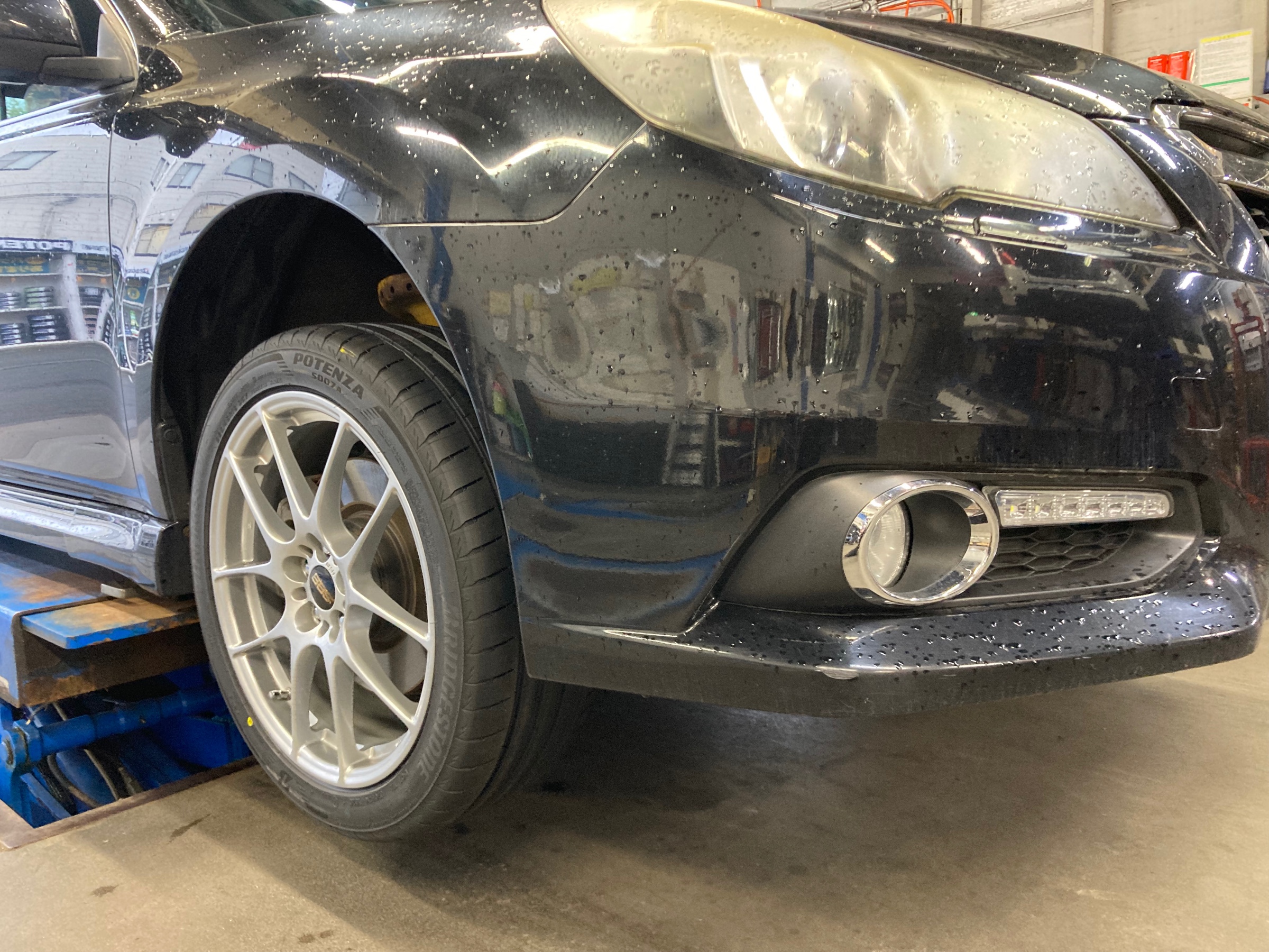 BMG レガシィB4】へ【BBS RF × POTENZA S007A】！ 7月よりBBSホイール