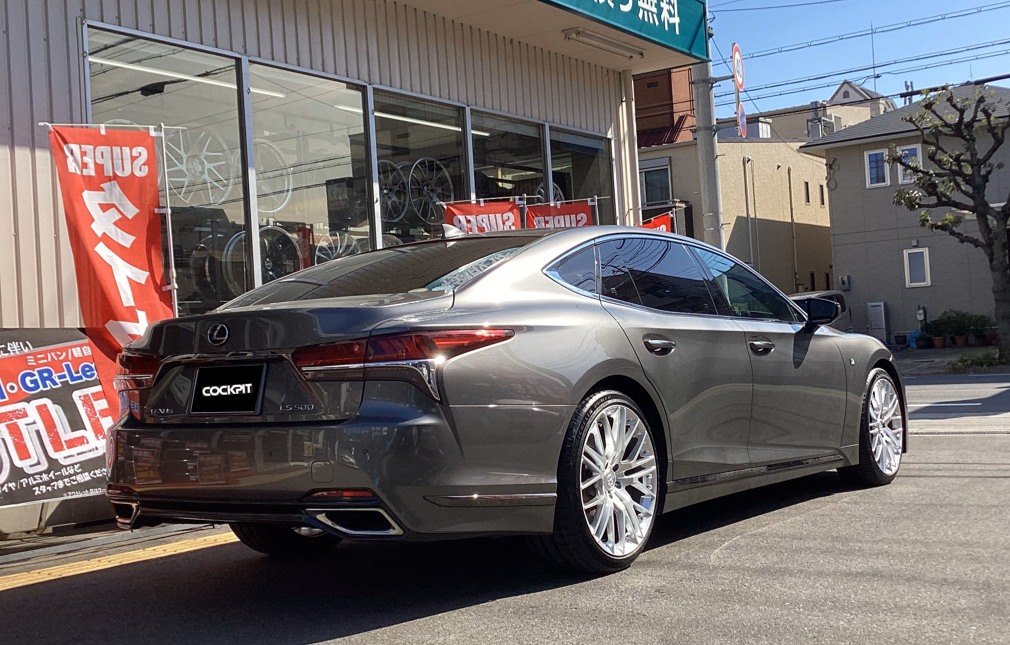 LEXUS LS500 × Rolfhartge X10 RSF 21inch】アルミホイール交換