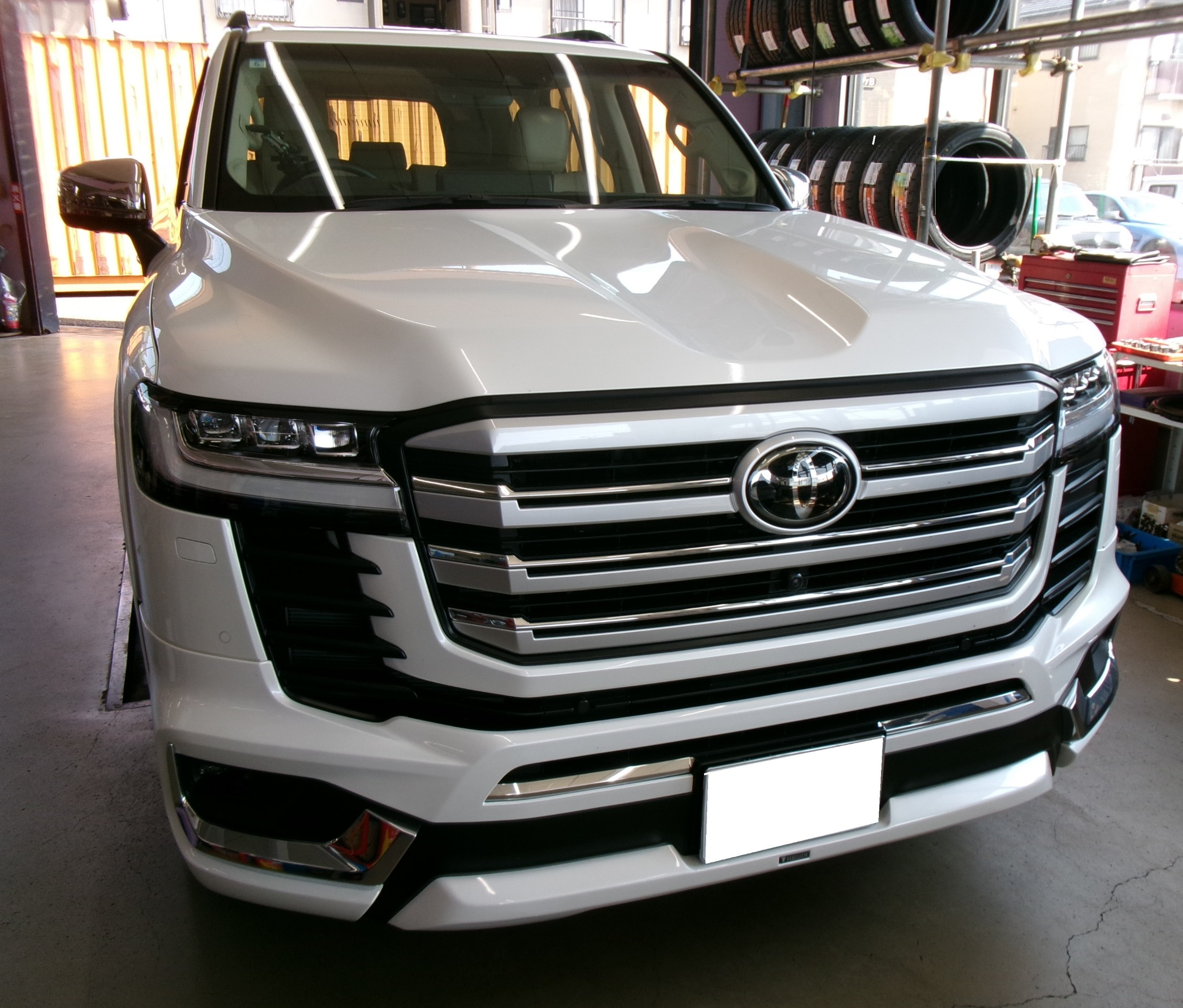 トヨタ モデリスタエアロ付ランクル300ZXにM'z SPEEDマフラー