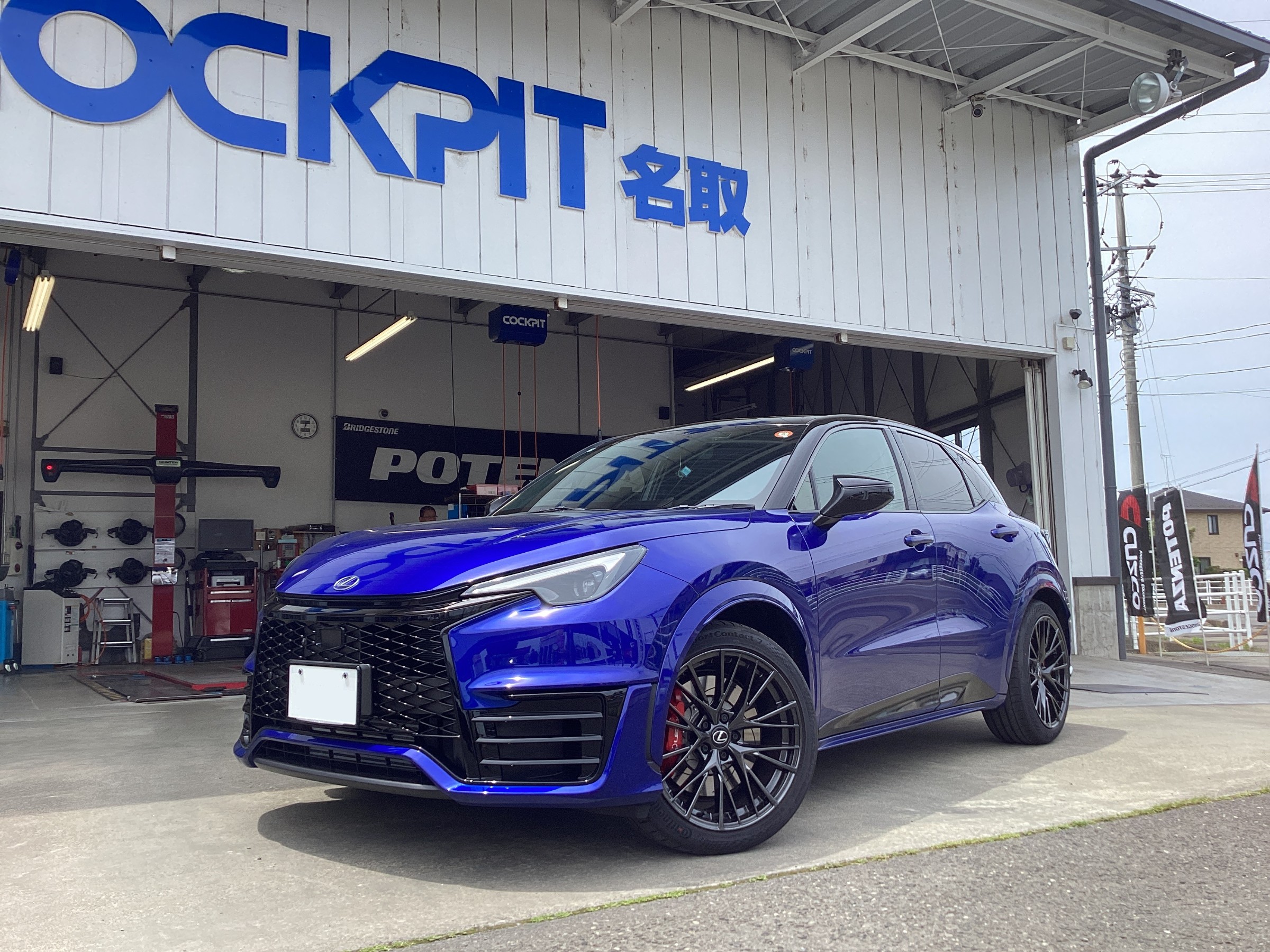 LEXUS LBX MORIZO RR レーザー＆レーダー探知機取り付けます