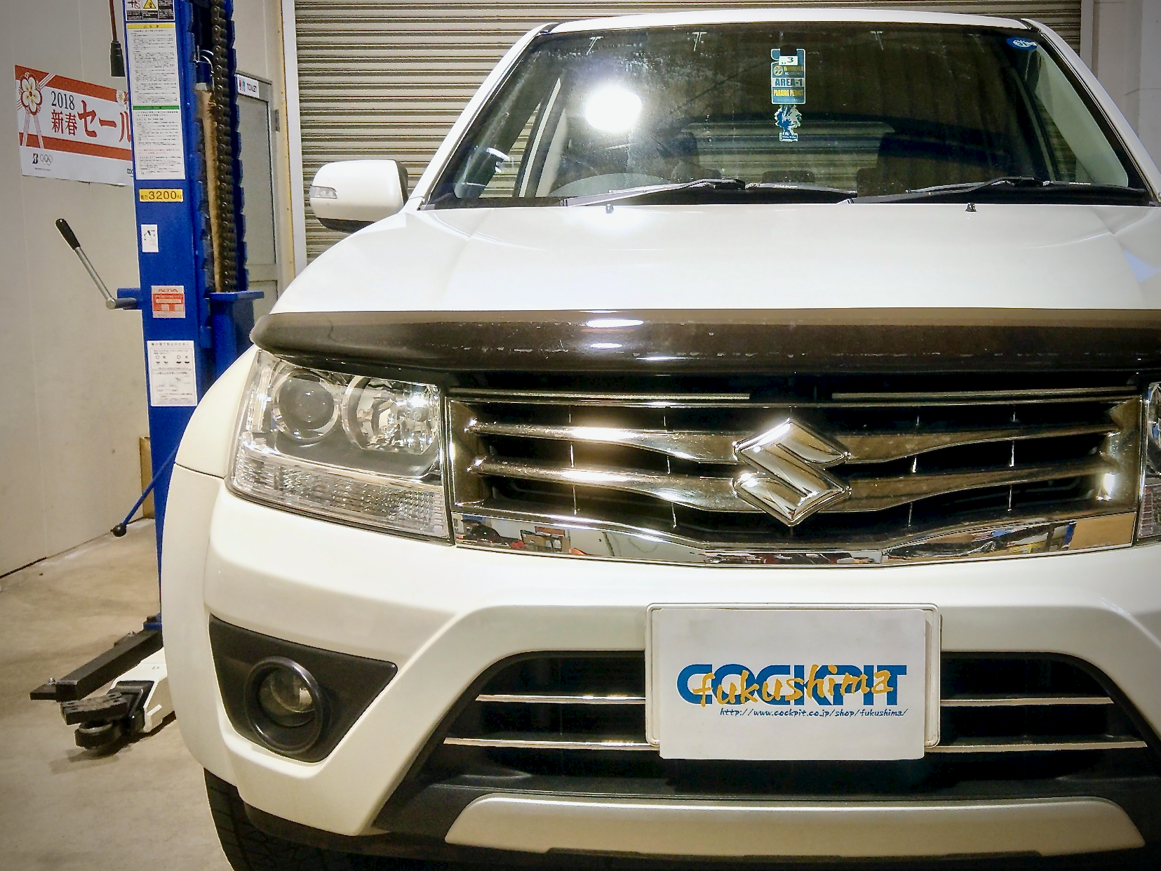 TDA4W SUZUKI ESCUDOブレーキメンテナンスと鳩。。。ハ、ハト