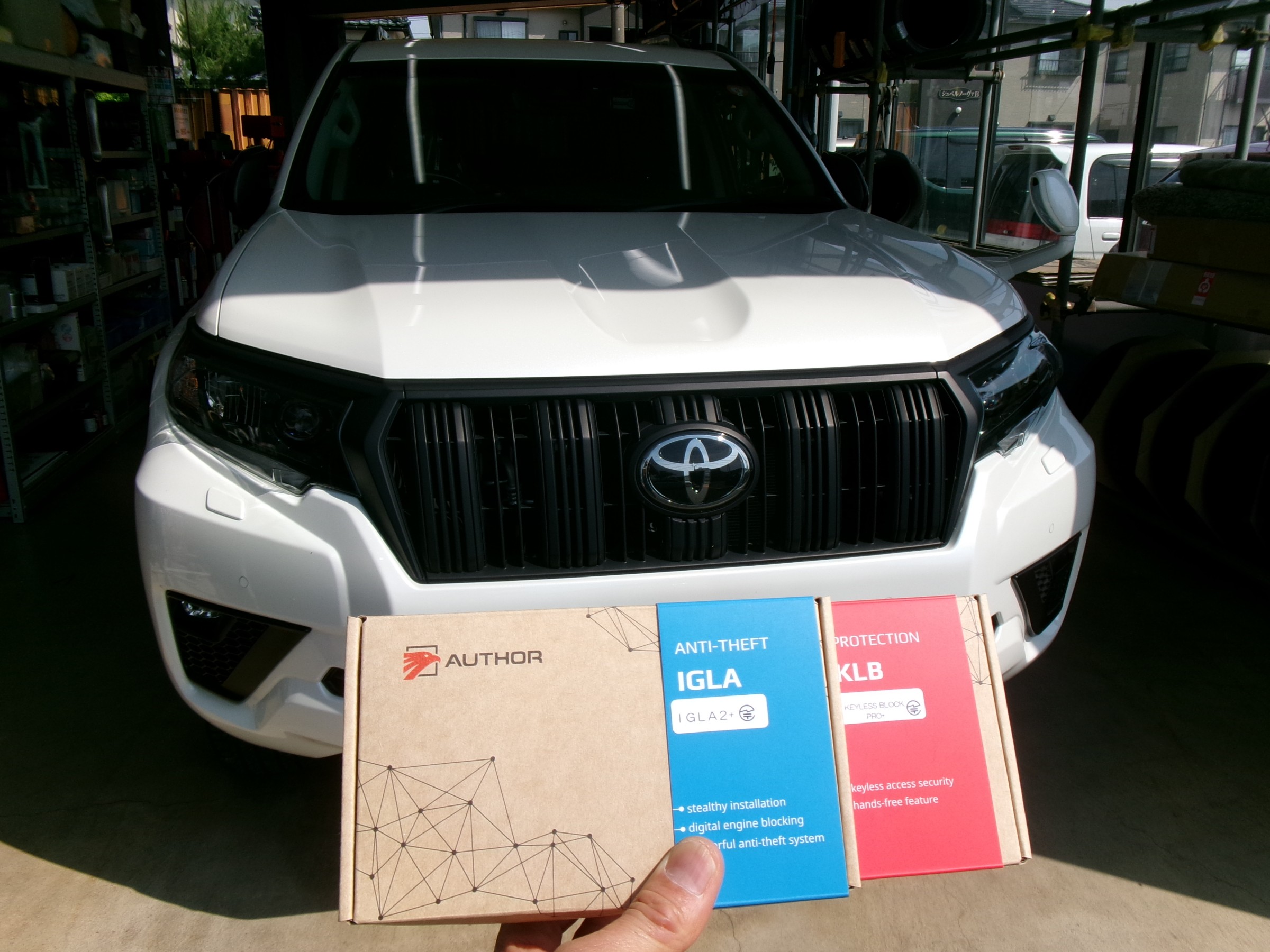 オーダー受付停止中 トヨタ ランクルプラドに最新盗難手口！キーエミュレーターまたリレー