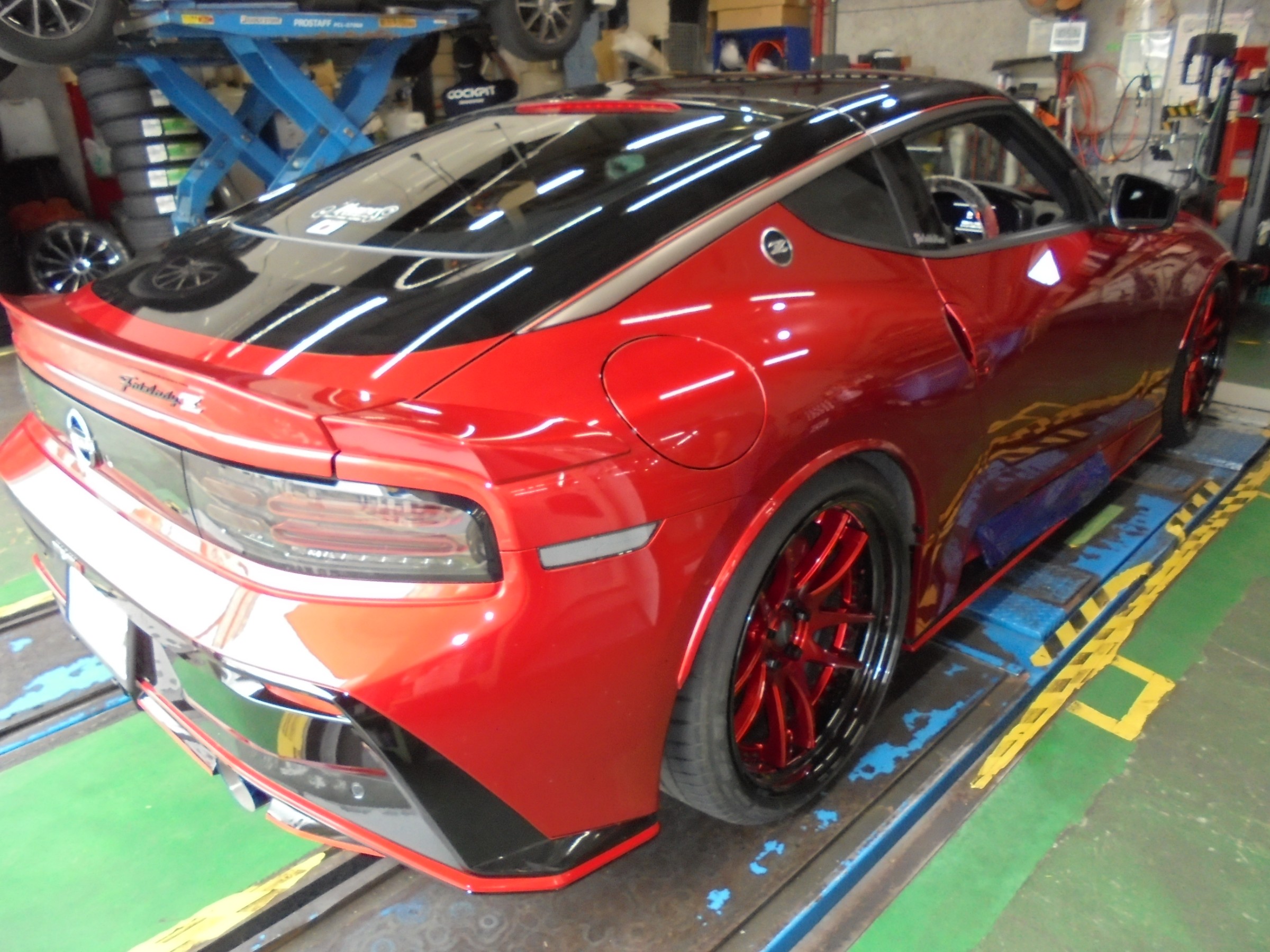 リピーター Z RZ34 レーダー探知機取り付け！ | 日産 フェアレディZ AV