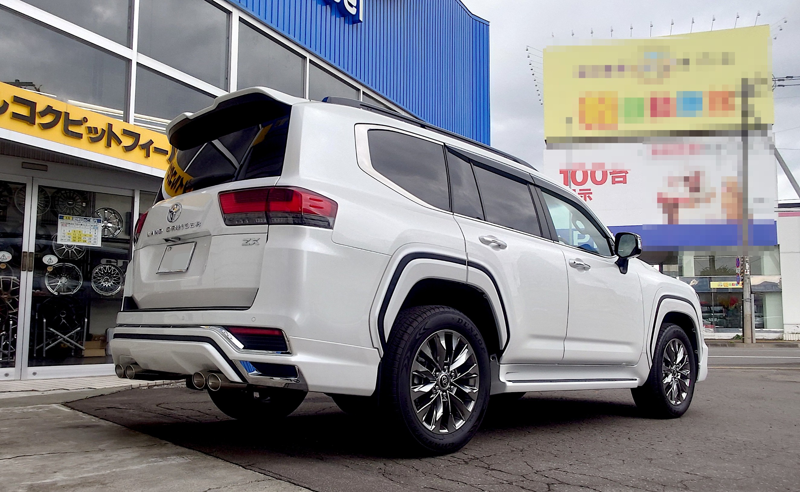 ガナドール Vertex 4WD/SUV PBS.S 搭載マフラー の取付作業