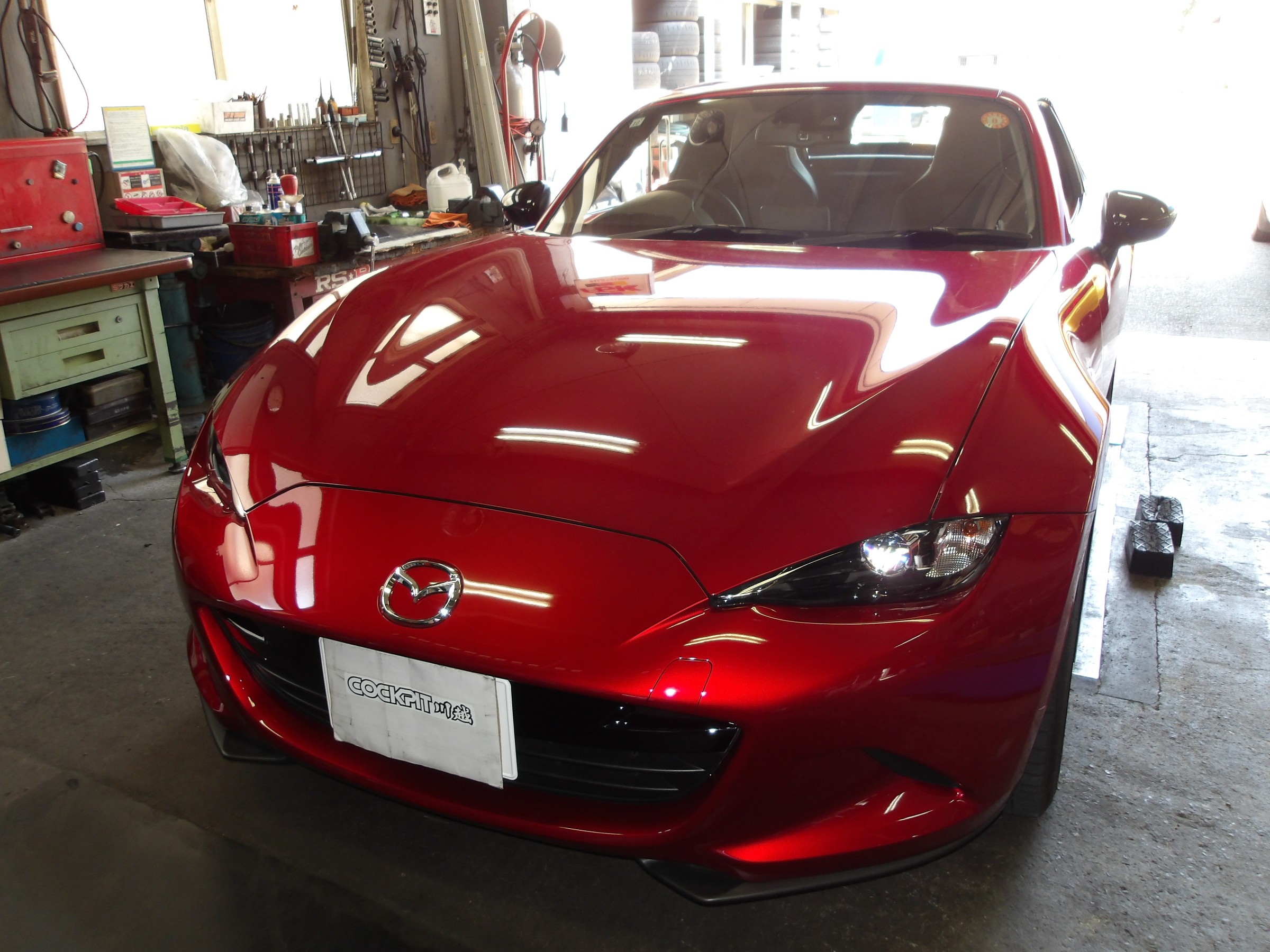 ロードスター（ND5RC）ニーレックス製吊り下げ式アクセルペダルキット