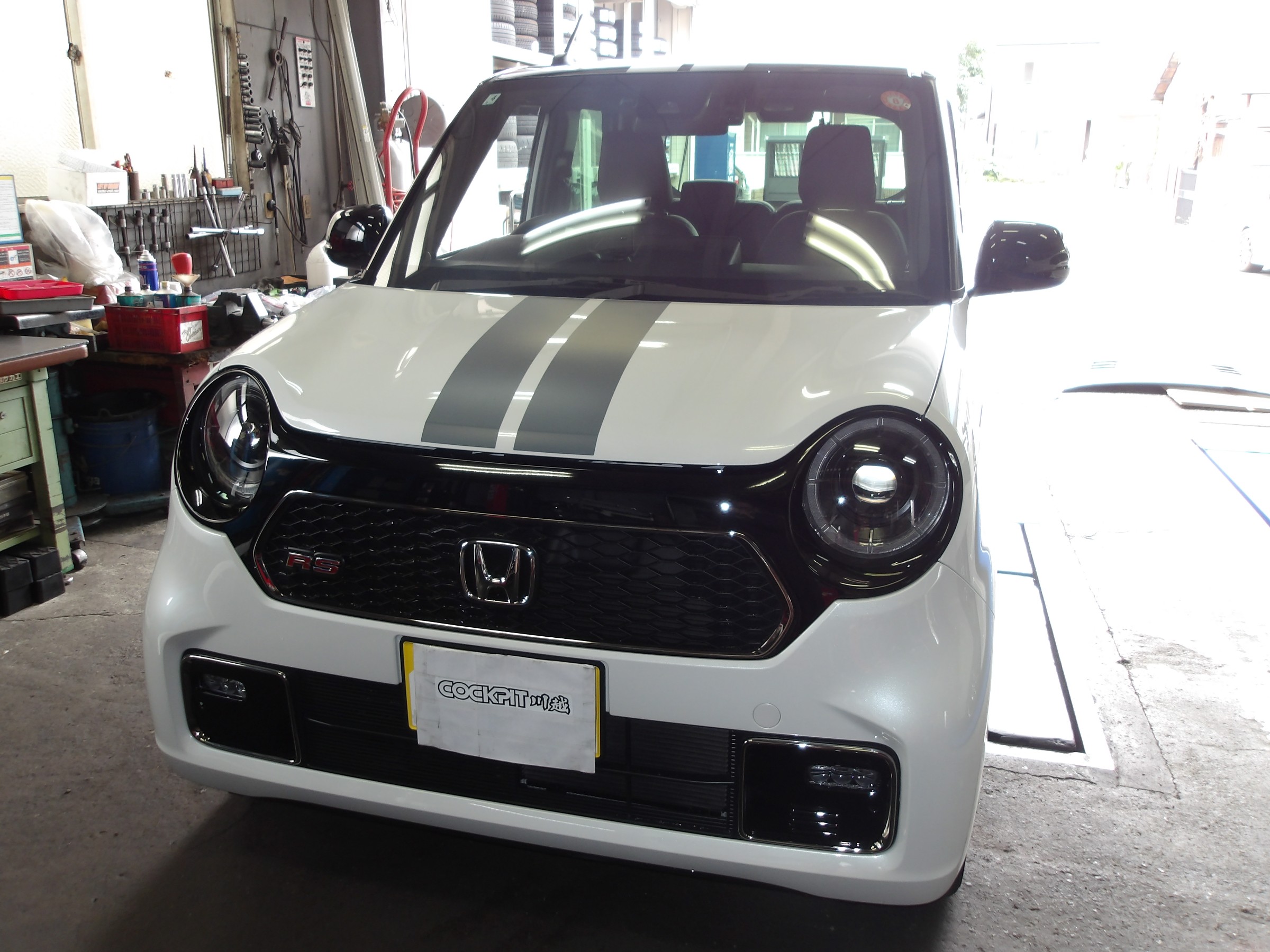 NｰONE（JG3）タナベ製補強パーツ「SUSTEC：アンダーブレース（フロント