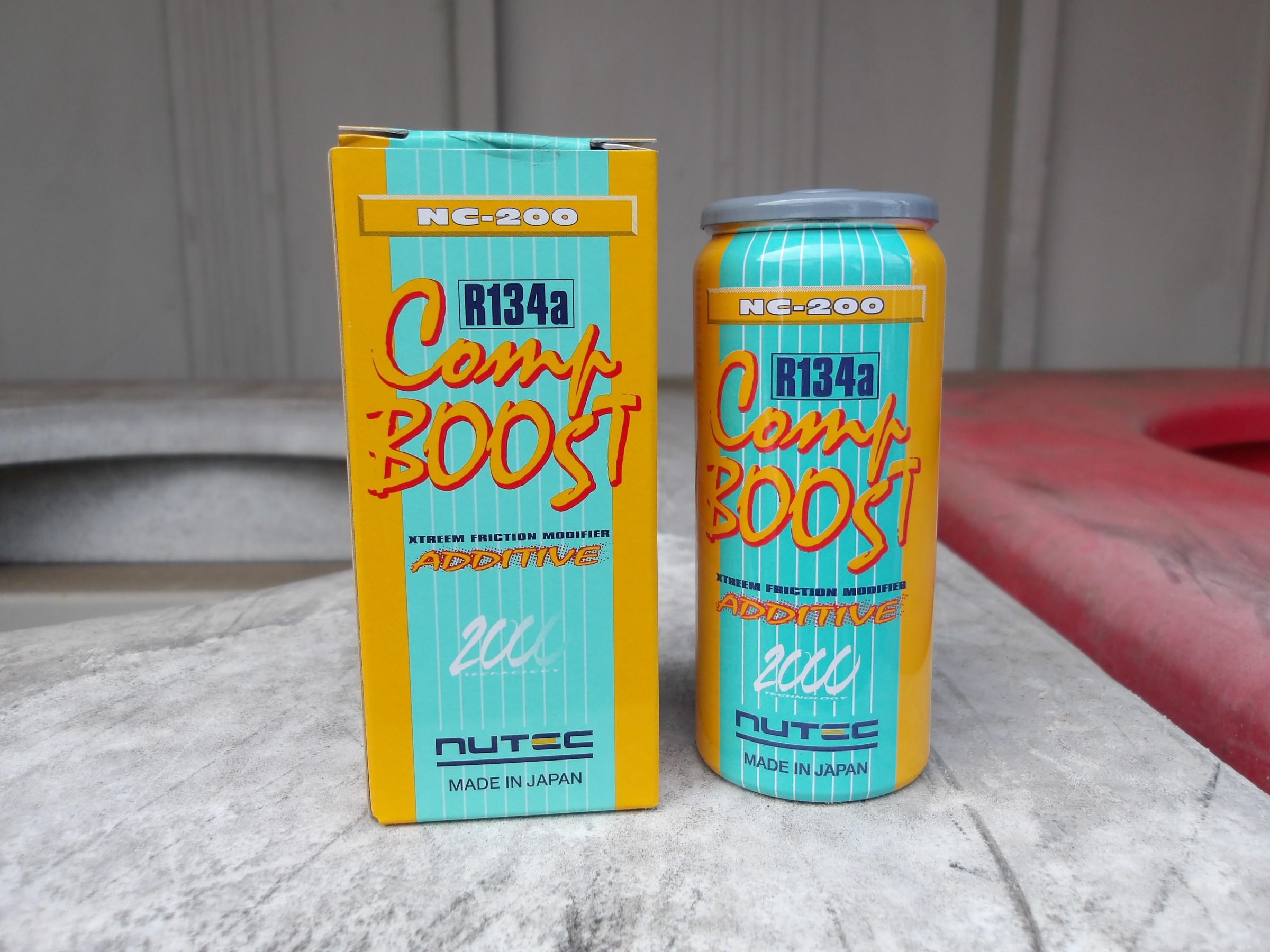 シルビア（S15）ニューテック製エアコン添加剤「コンプブースト（NC