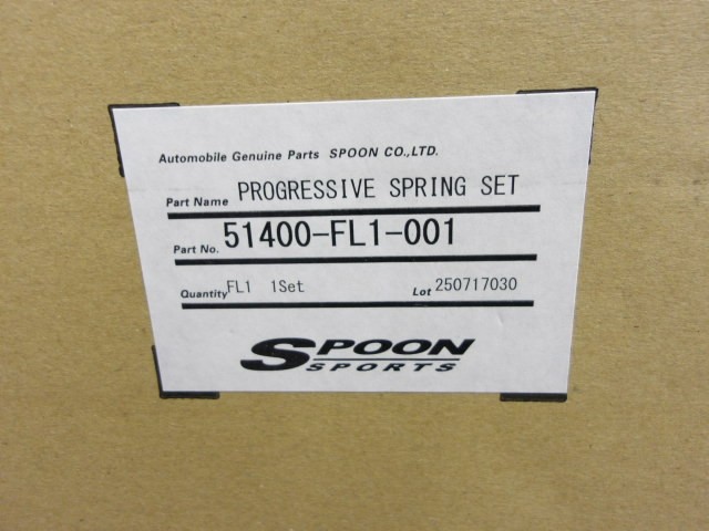 シビック（FL1）スプーン製「プログレッシブスプリング」装着
