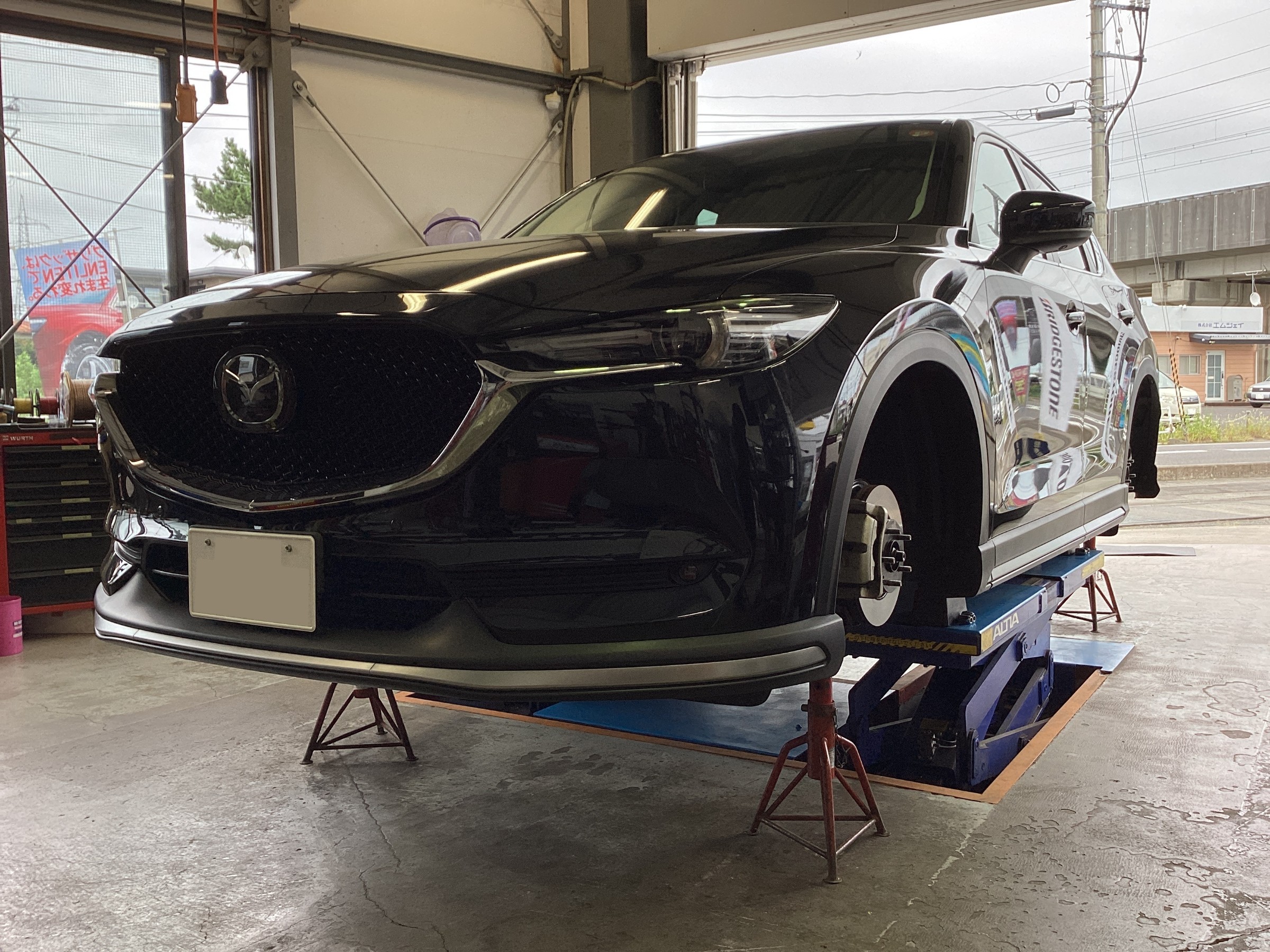 CX-5 KF2P 車高調取り付けます！ | マツダ CX-5 足まわり