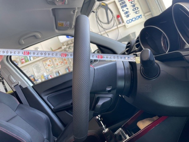 SUZUKI SWIFT Sport ZC33S × ローポジレール装着 ステアリング