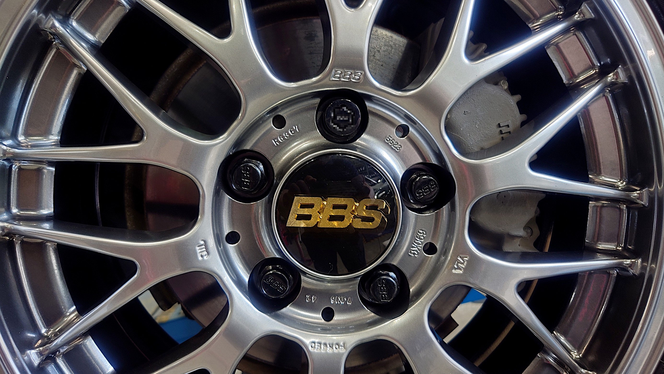 BBSホイール　RGR793　ダイヤモンドブラック BBS BBS RG-R RG793 17x7.0J 4/100 +45 DB ダイヤモンドブラック 新品