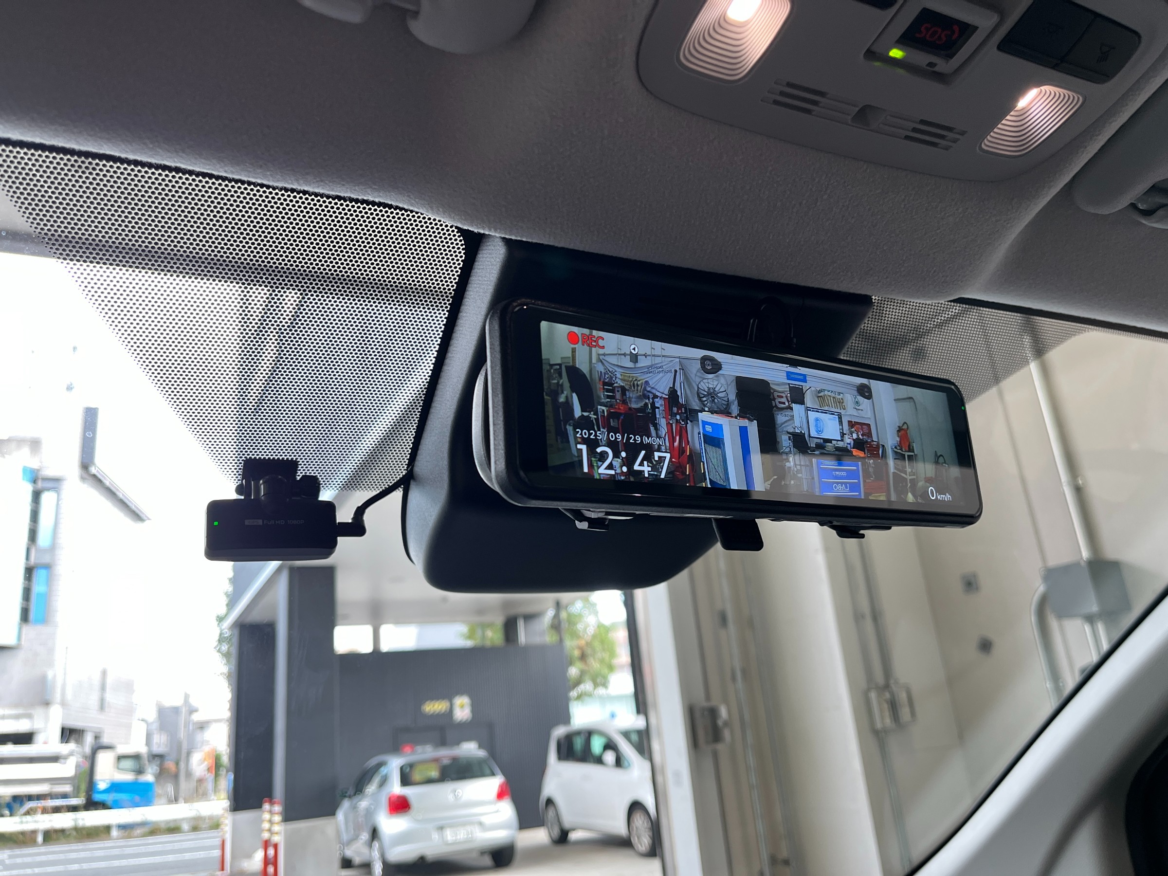 COMTEC デジタルインナーミラー コムテック ZDR048 デジタルインナーミラー機能搭載ミラー型