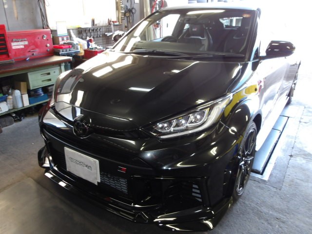 GRヤリス（GXPA16）ガレージG-FORCE製オリジナルダウンサス装着