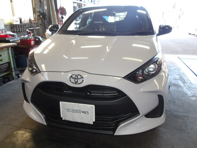 ヤリス（MXPA10）テイン製車高調「FLEXｰZ」装着＆アライメント作業